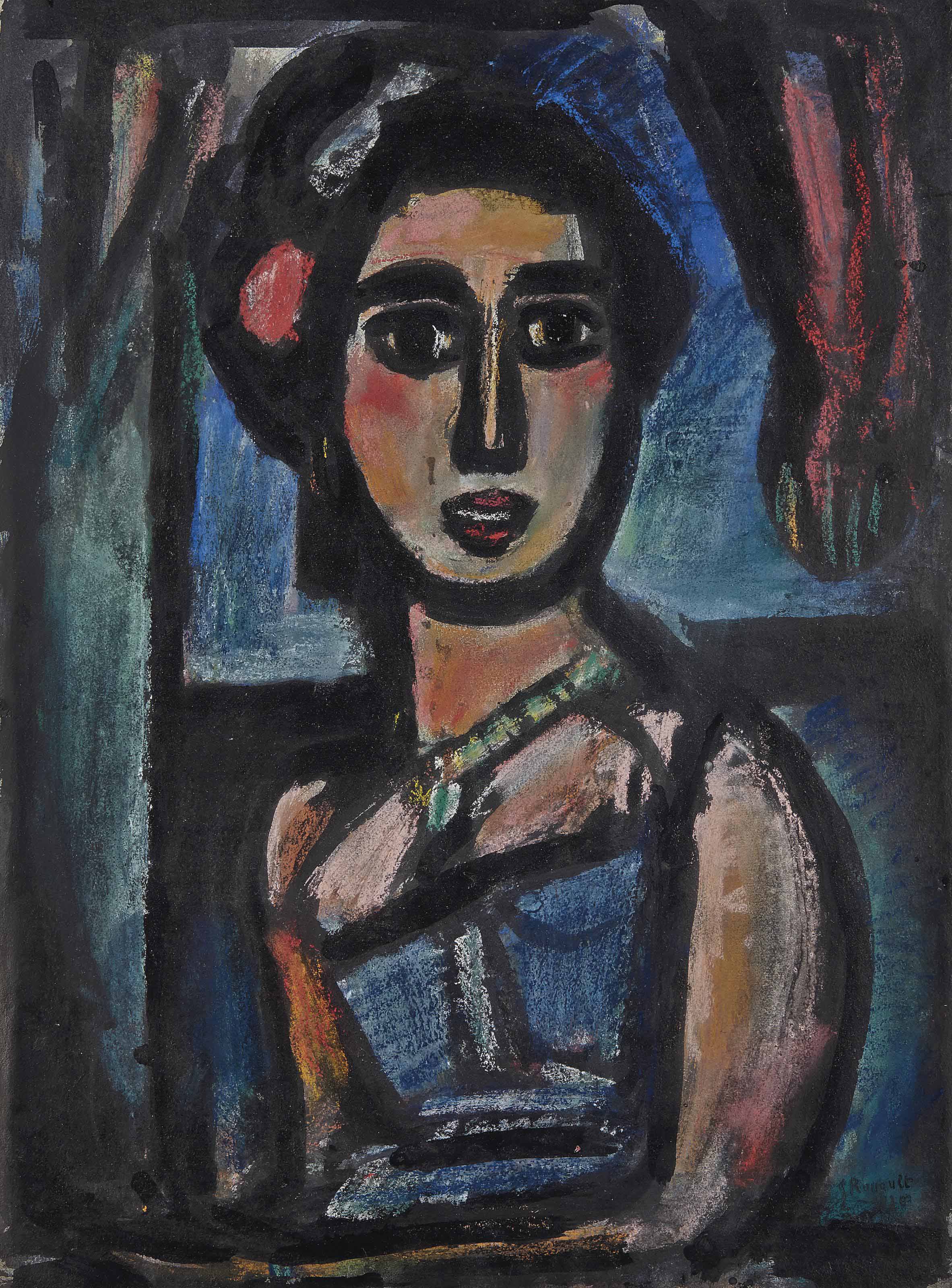 Georges Rouault (1871-1958) | Hortense | 1900s, Drawings ...