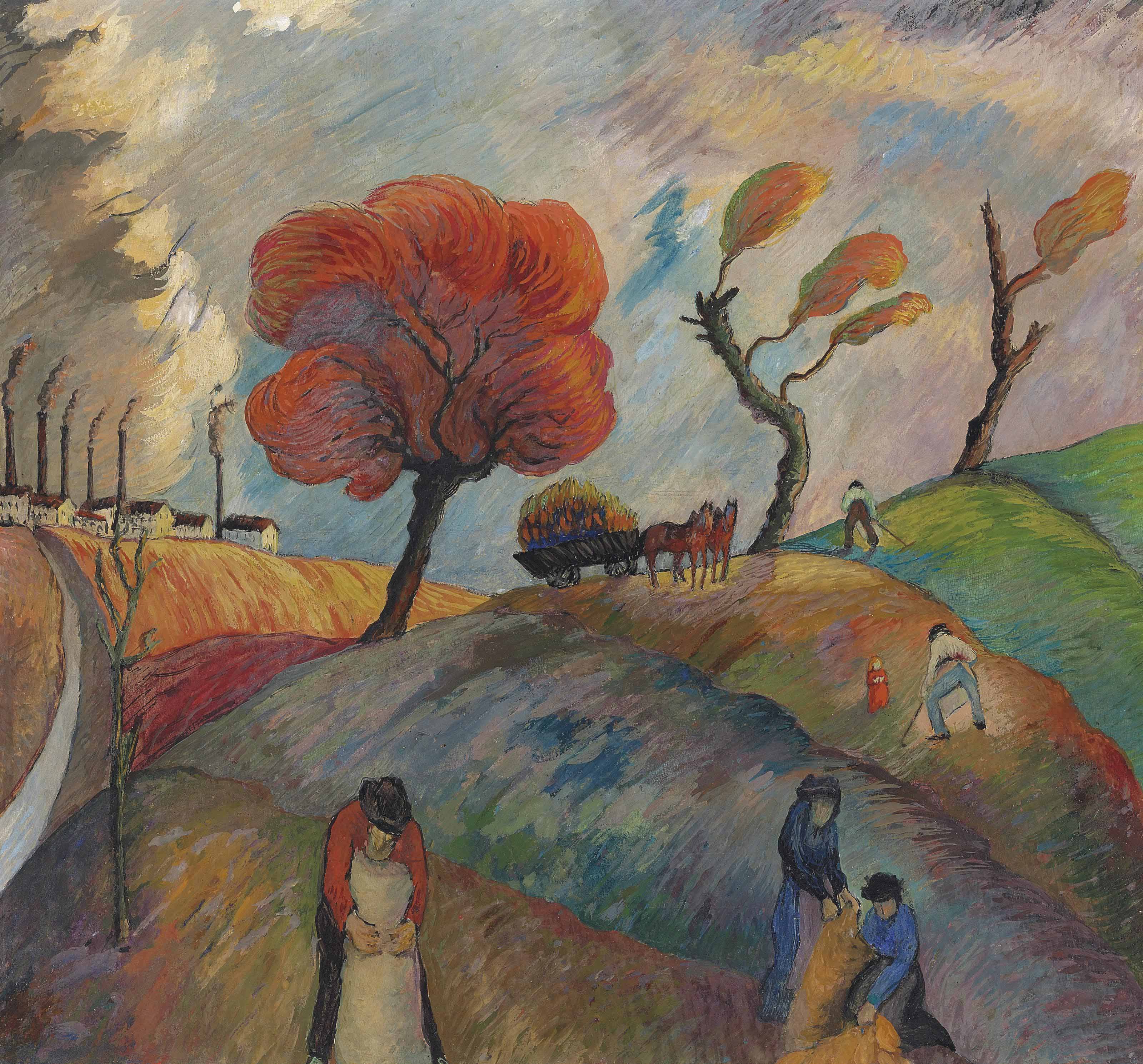 Marianne Von Werefkin (1870-1938) , Ameisenhaufen | Christie&amp;#39;s
