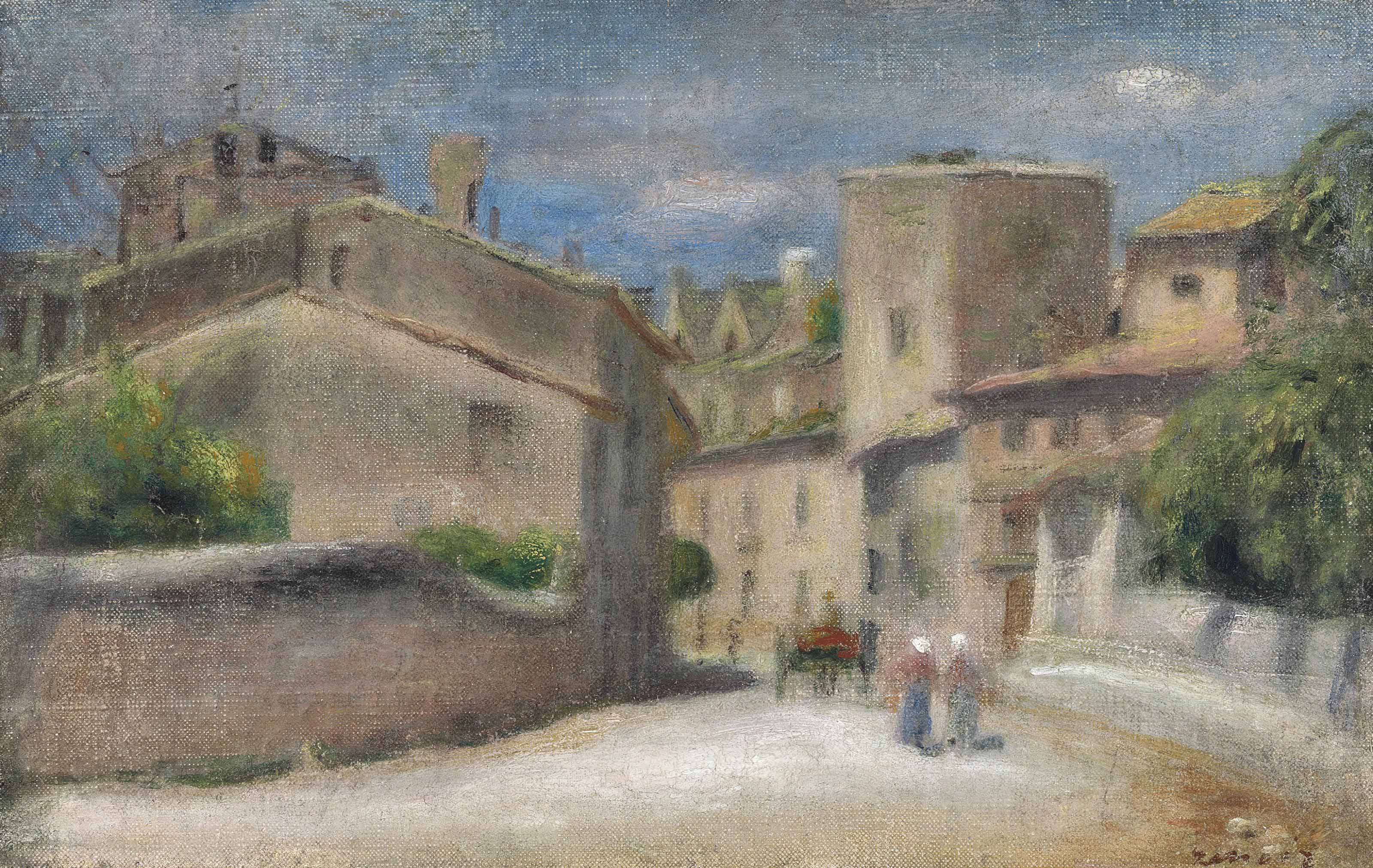 PierreAuguste Renoir (18411919) , Rue à Villeneuveles