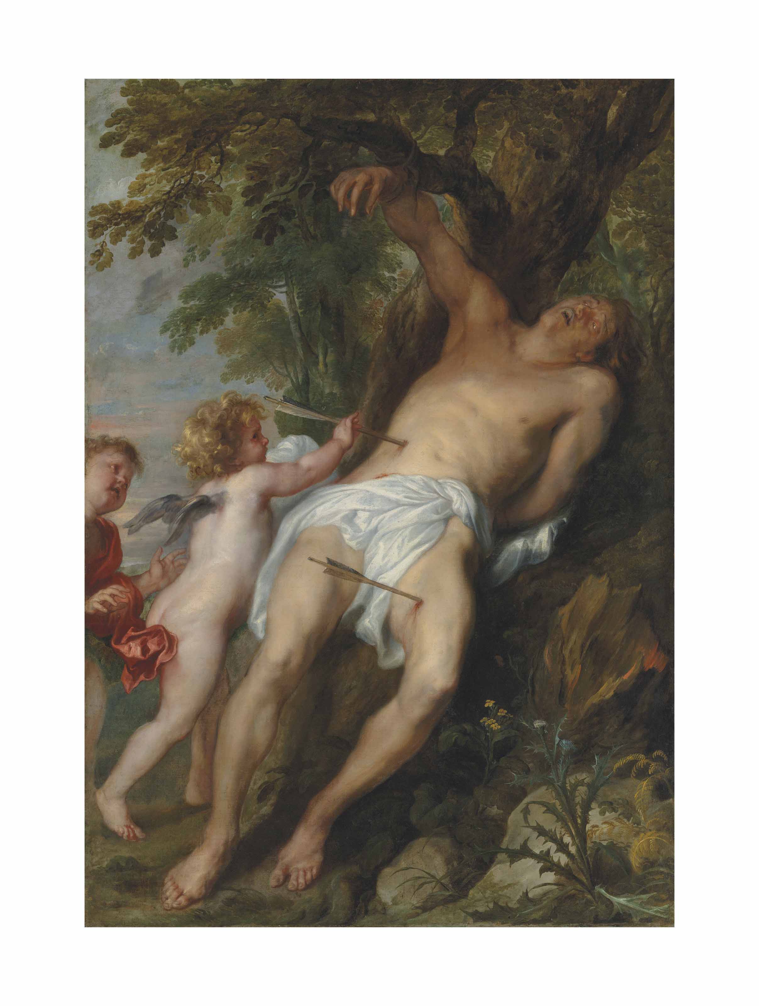 Sir Anthony Van Dyck Antwerp 1599 1641 London Saint Sebastian