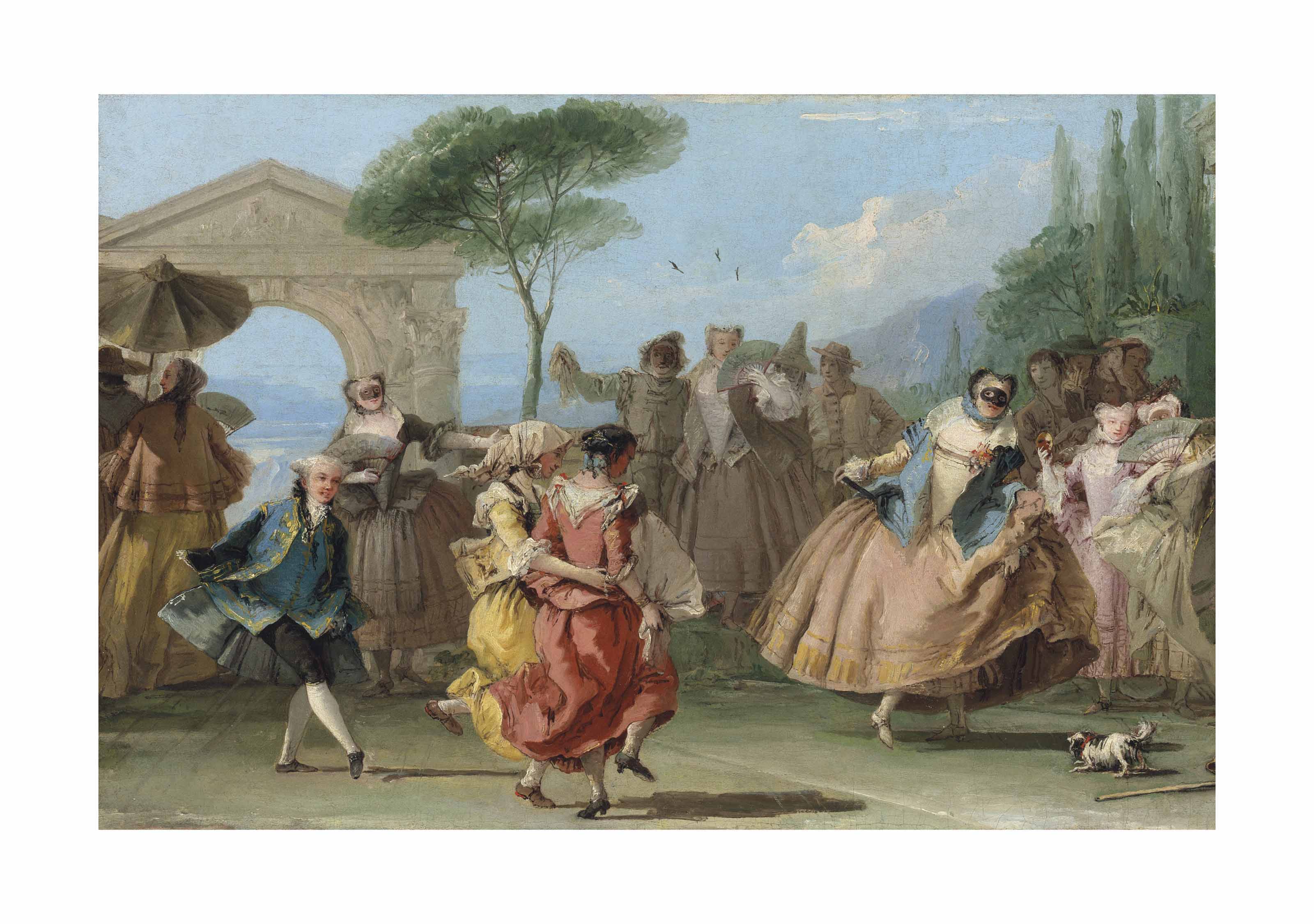 Znalezione obrazy dla zapytania minuet  18th century painting