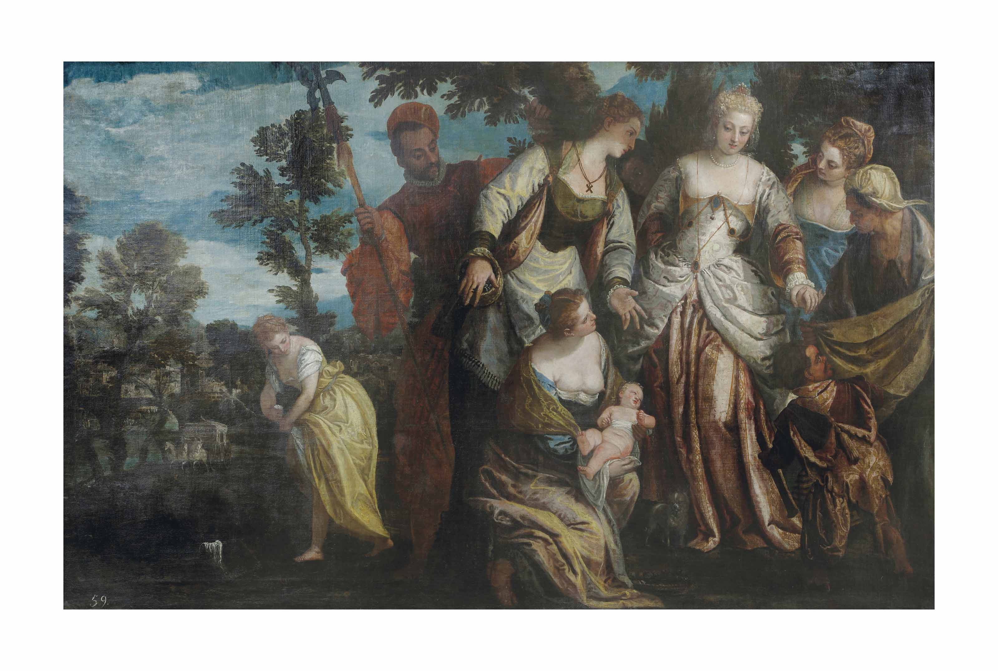 Артина п. Никола пуссен (nicolas poussin),1594-1665. Беллис, антонио де. Нахождение моисея джованни. Нахождение моисея.