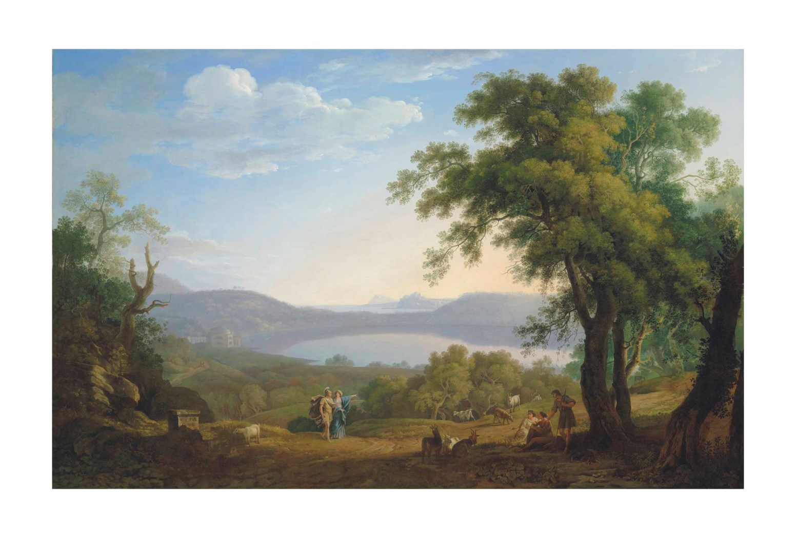 Circle of Jakob Philipp Hackert (Prenzlau 1737-1807 San Pietro di ...