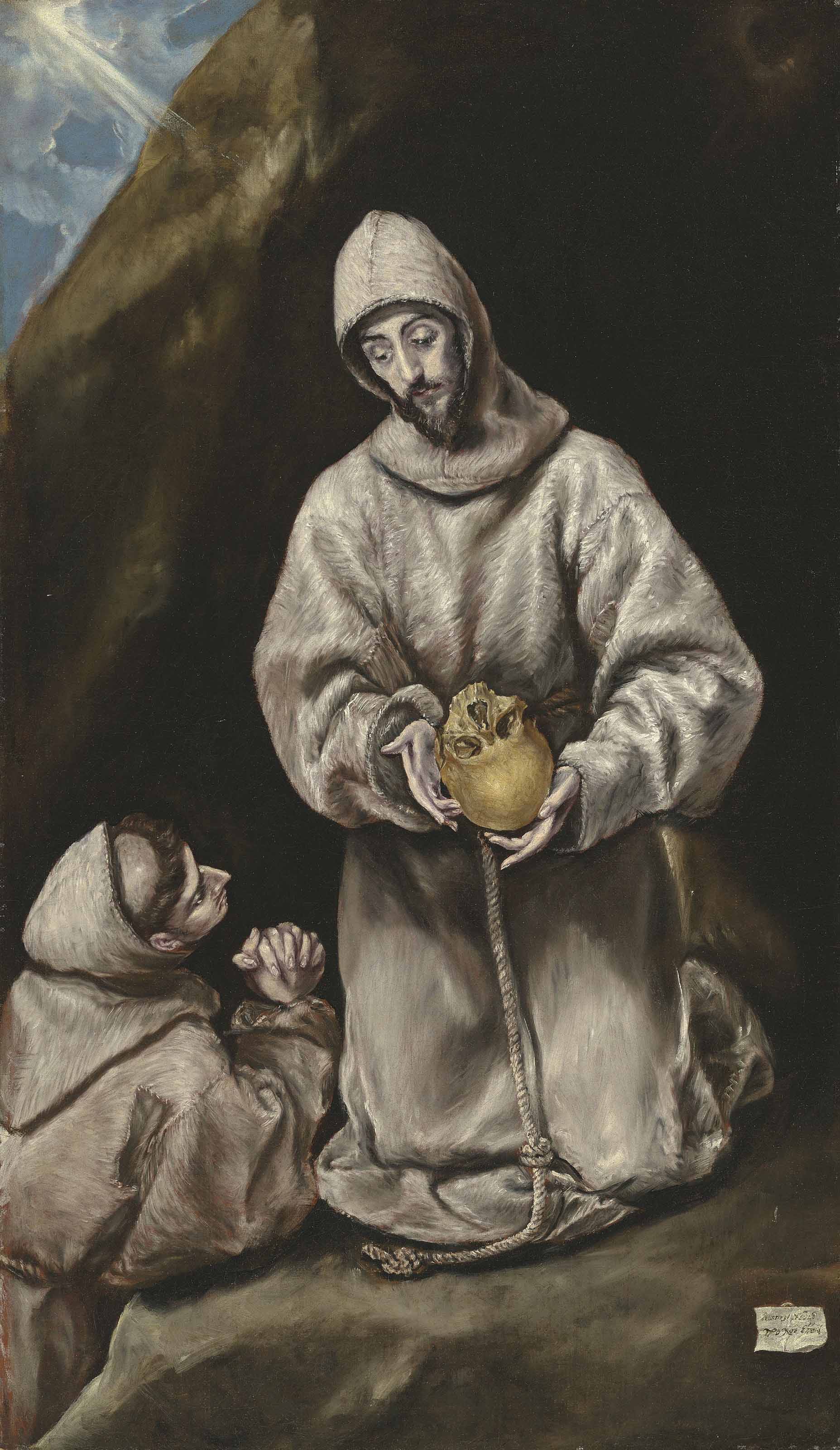 Saint Francis and Brother Leo in Meditation