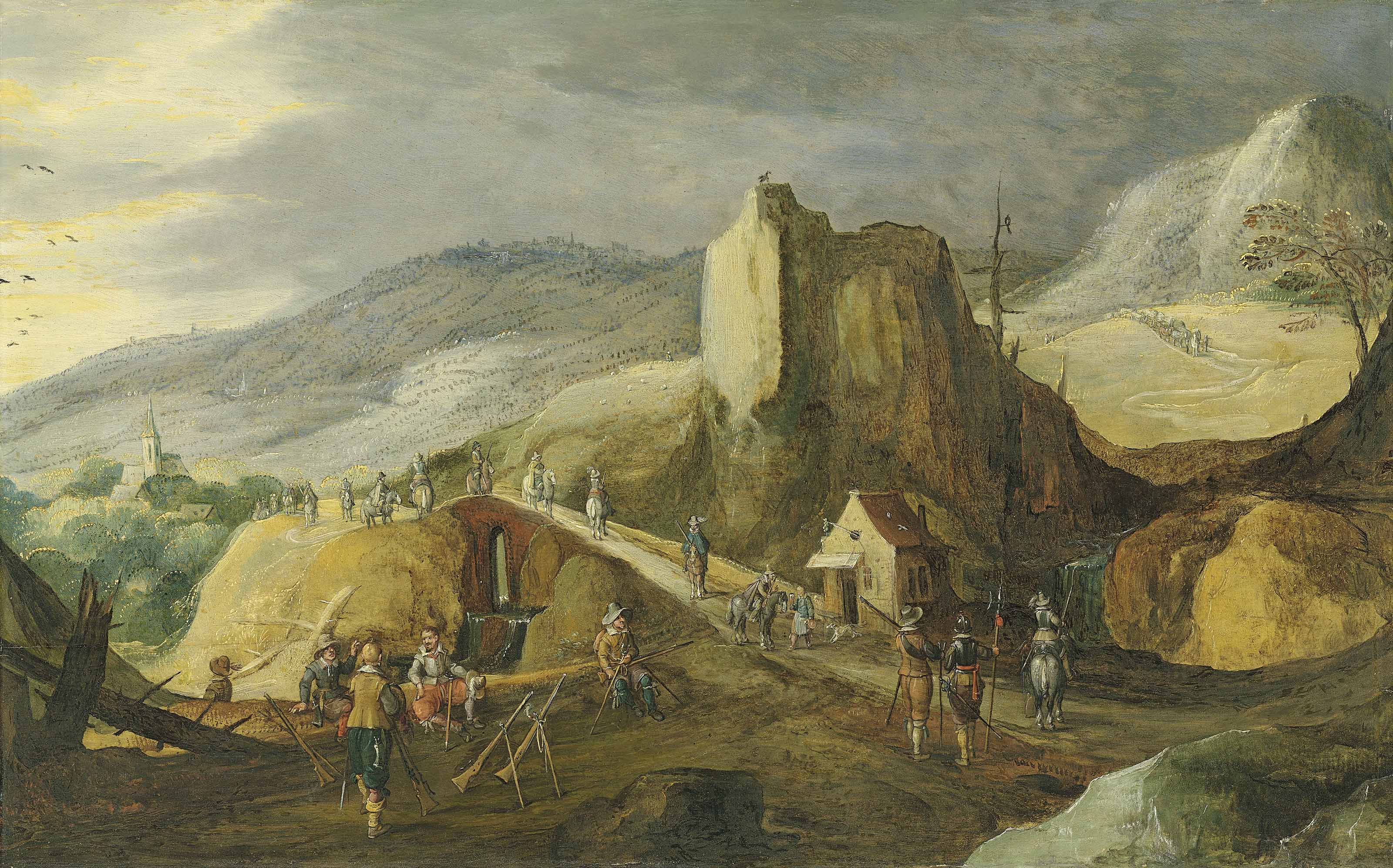 Joos de Momper II (Antwerp 1564-1635) and Sebastian Vrancx (