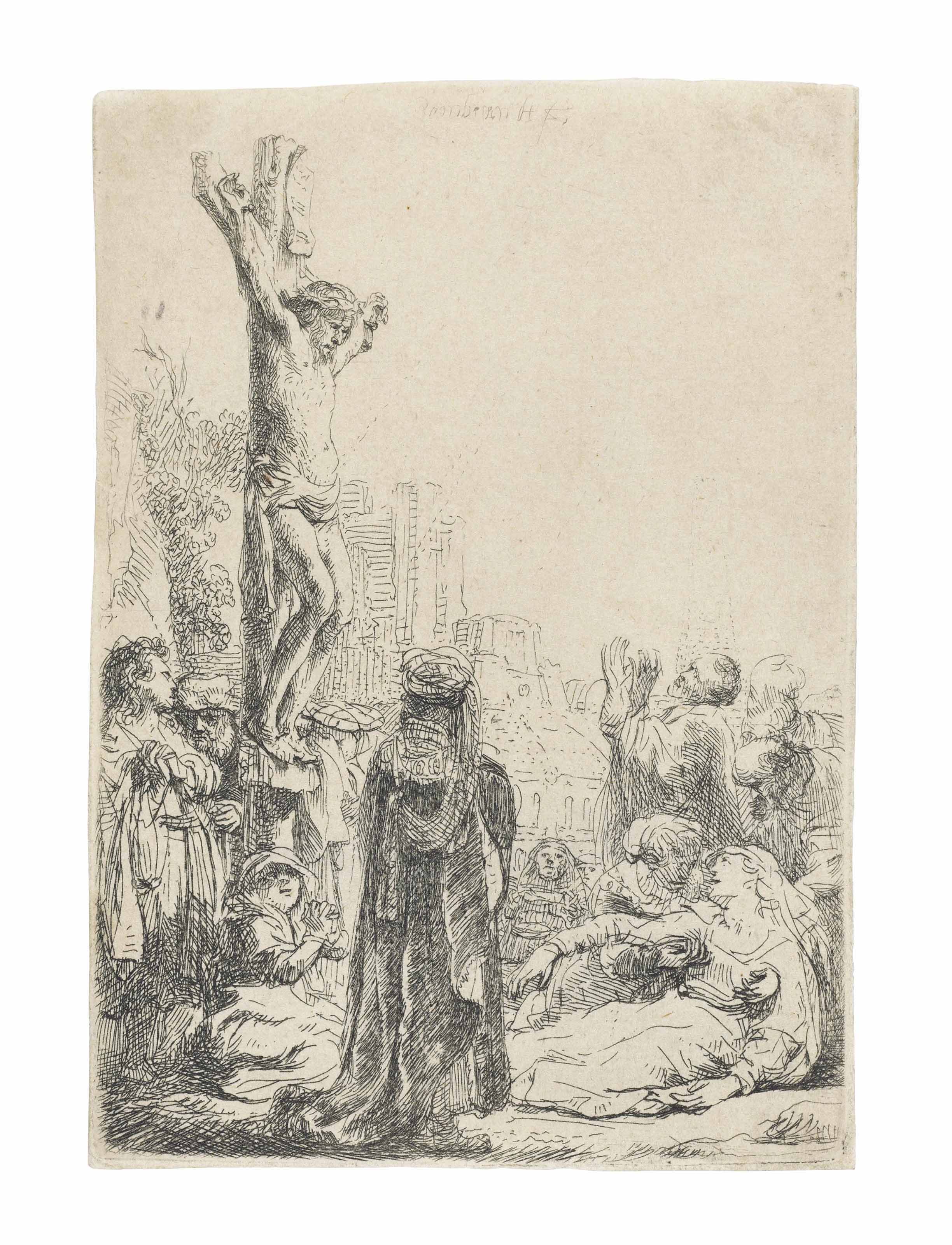 Rembrandt Harmensz Van Rijn 1606 1669 The Crucifixion Small