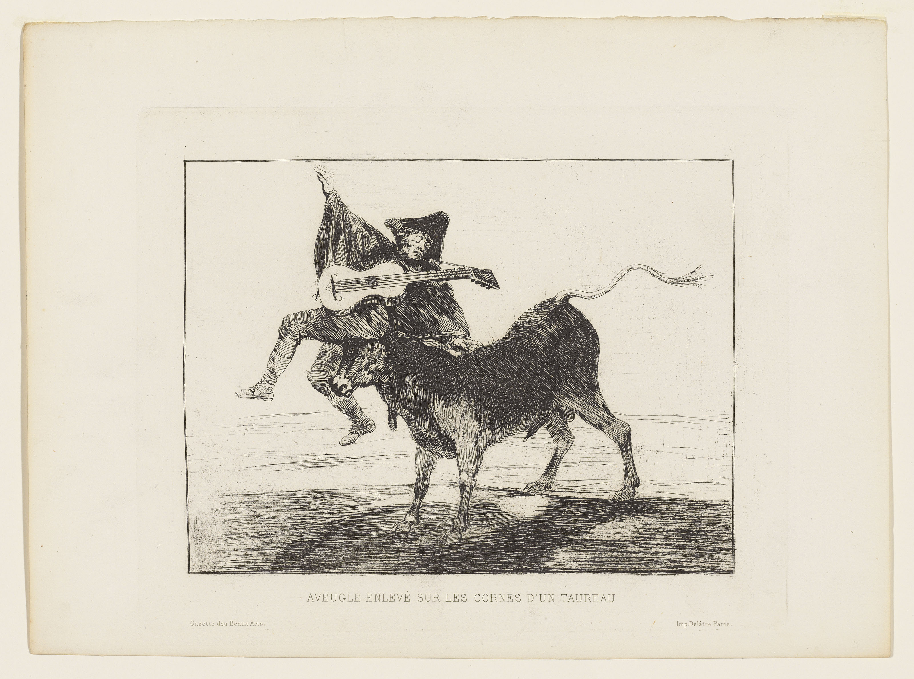 Dios se lo pague a usted ('Blind Man tossed on the Horns of a Bull')