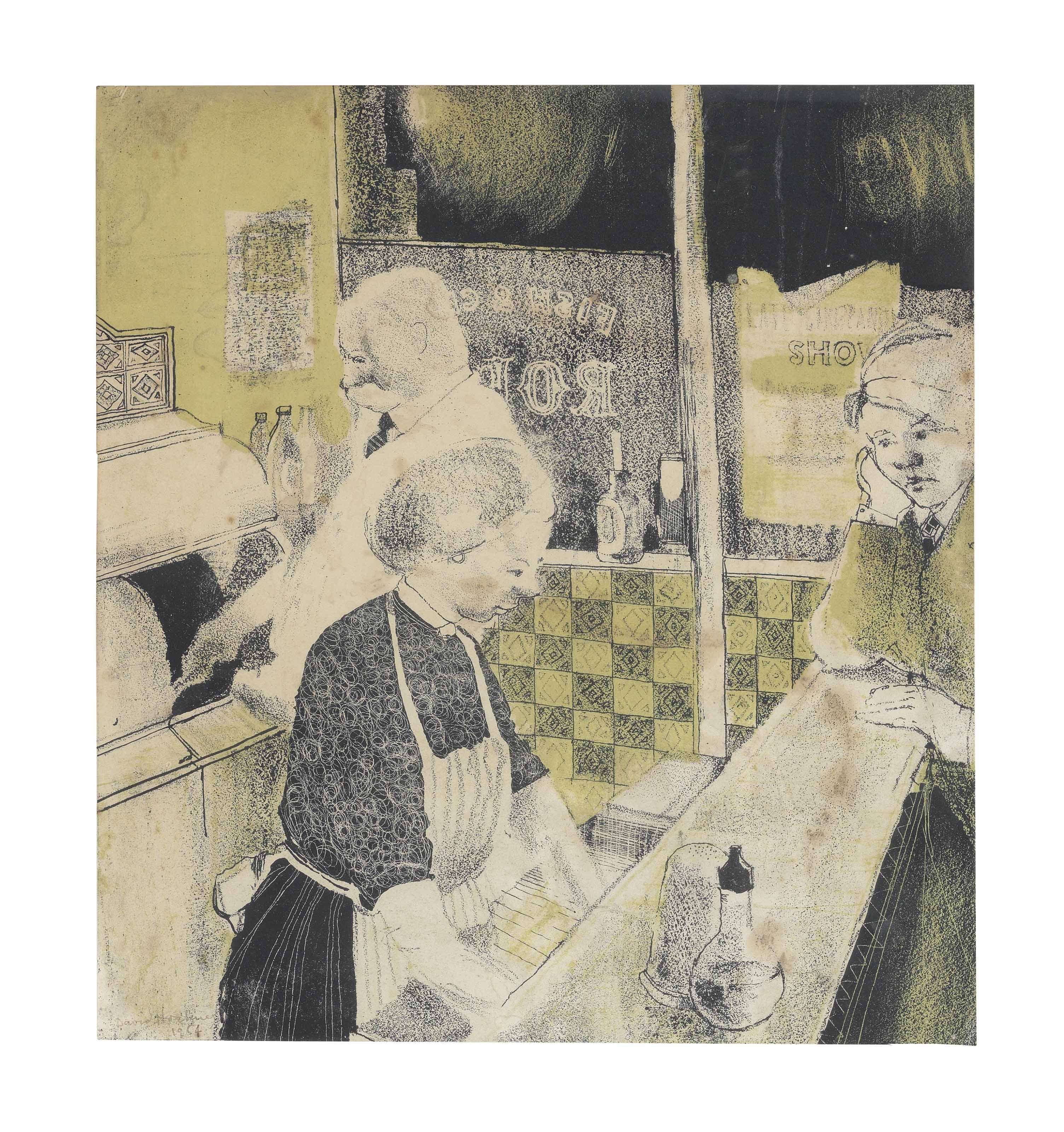 David Hockney B 1937 Fish And Chip Shop 1950s Prints