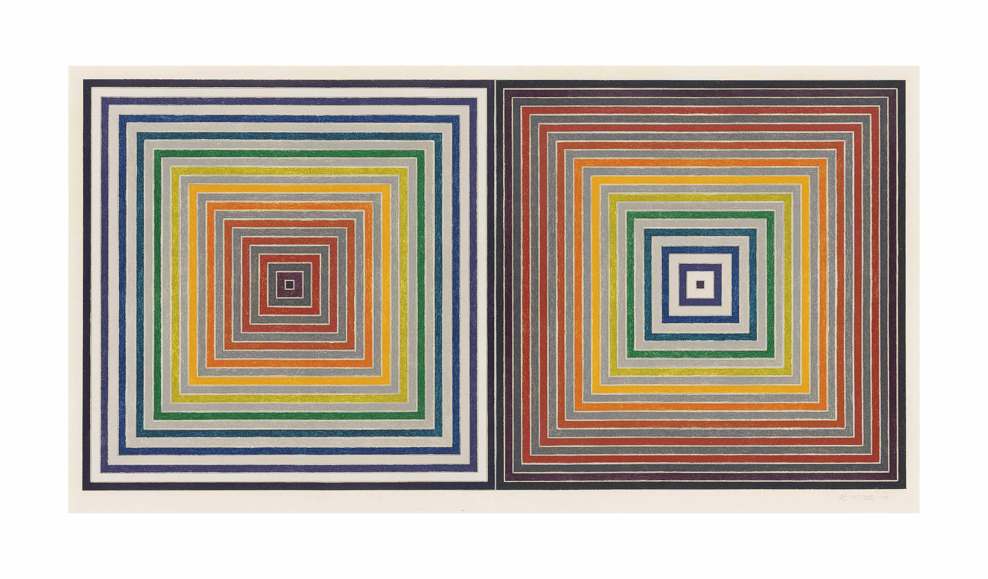 FRANK STELLA (b. 1936) , Double Gray Scramble Christie's