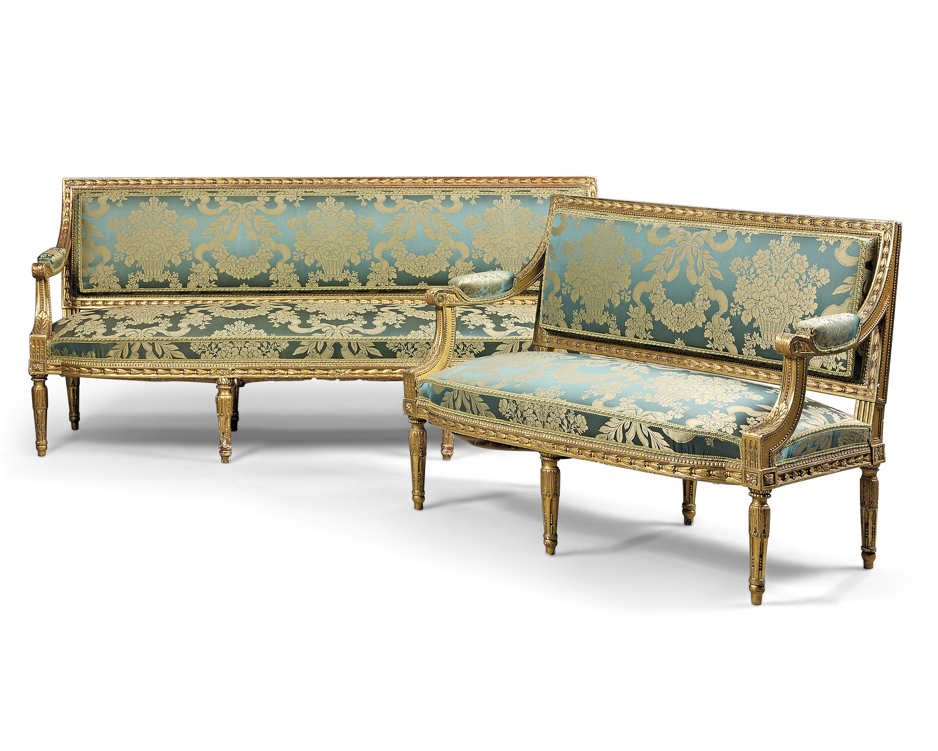 A SUITE OF LOUIS XVIII GILTWOOD SEAT FURNITURE , CIRCA 1820 | Christie's