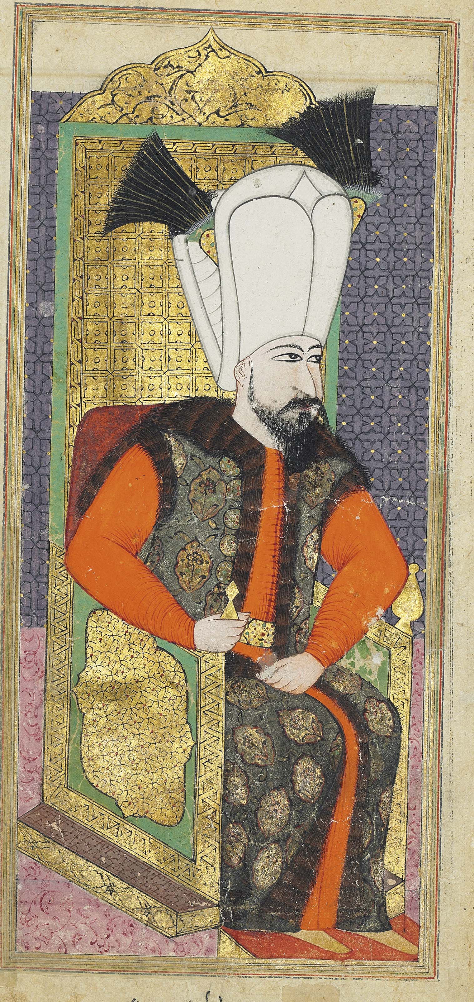 A Portrait Of Sultan Mehmet Iv R 1648 87 Ottoman Turkey Circa 1700 20 Paintings Body Colour Gouache Christie S