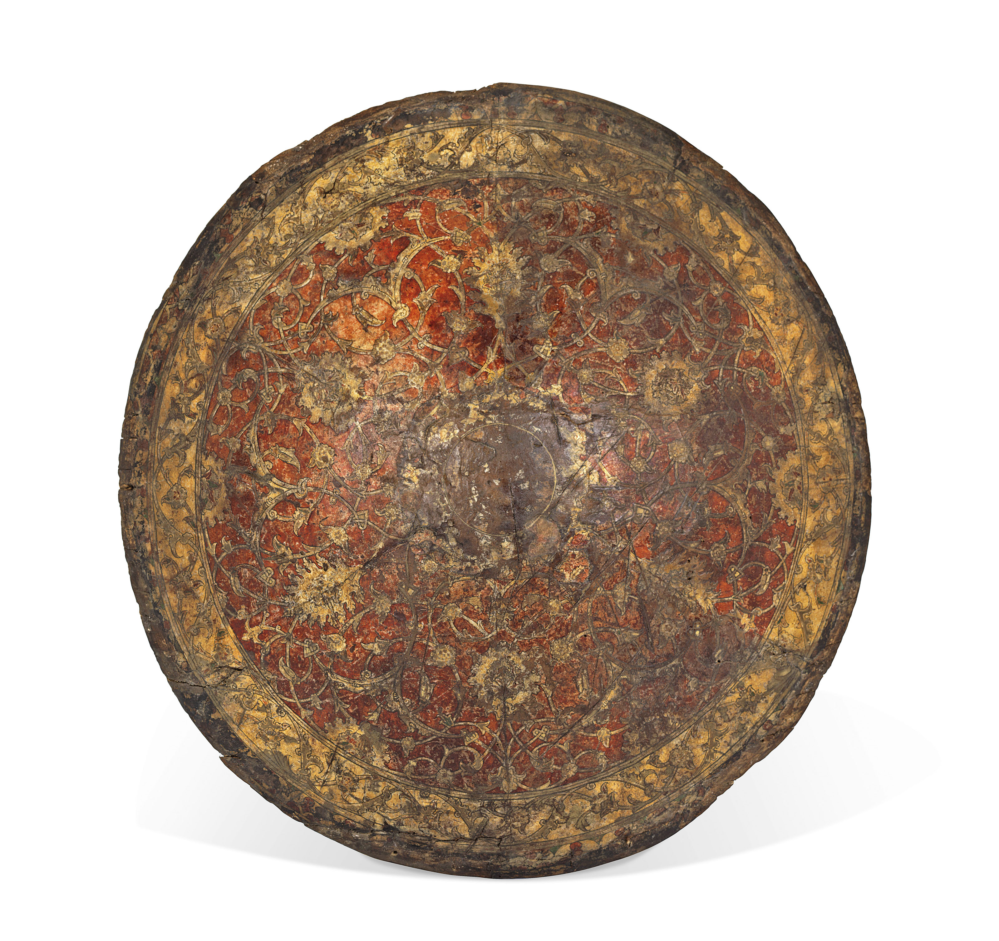 A rare Venetian parade shield, Venice, Italy, second half 16th century. 22 in (56 cm)  diameter. Estimate: &pound;50,000-70,000. 