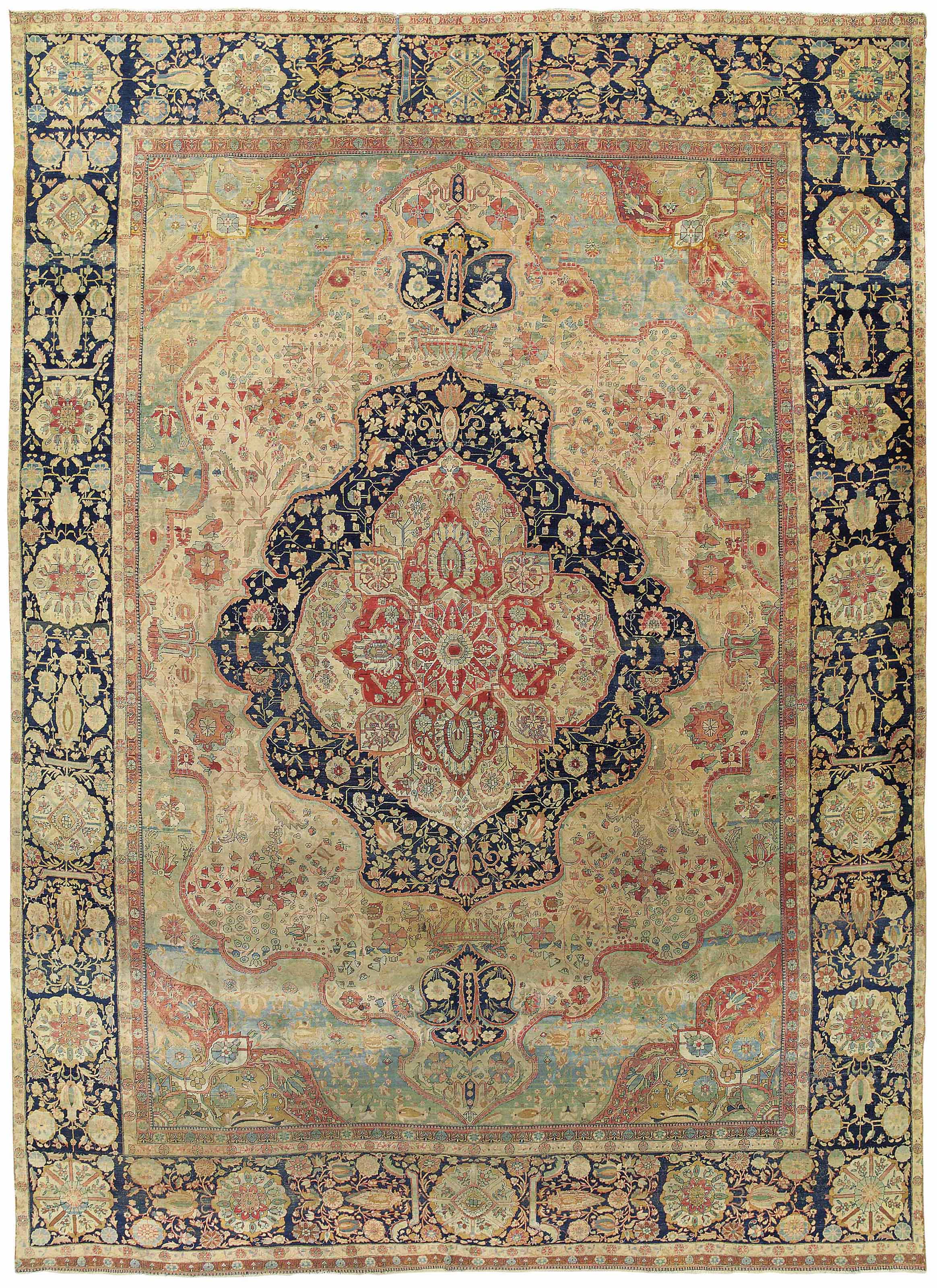 A KASHAN 'MOHTASHAM' CARPET