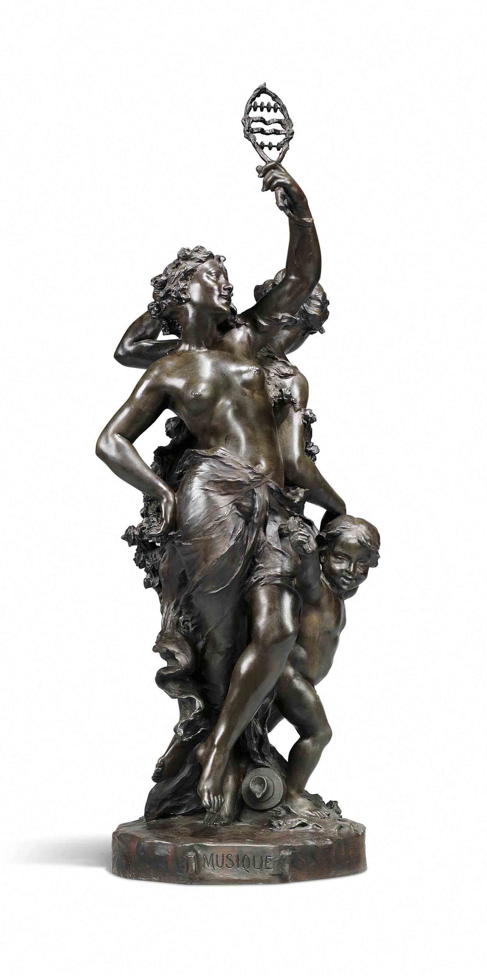 JEANBAPTISTE GERMAIN (FRENCH, 18411910) , Allégorie de la danse et de