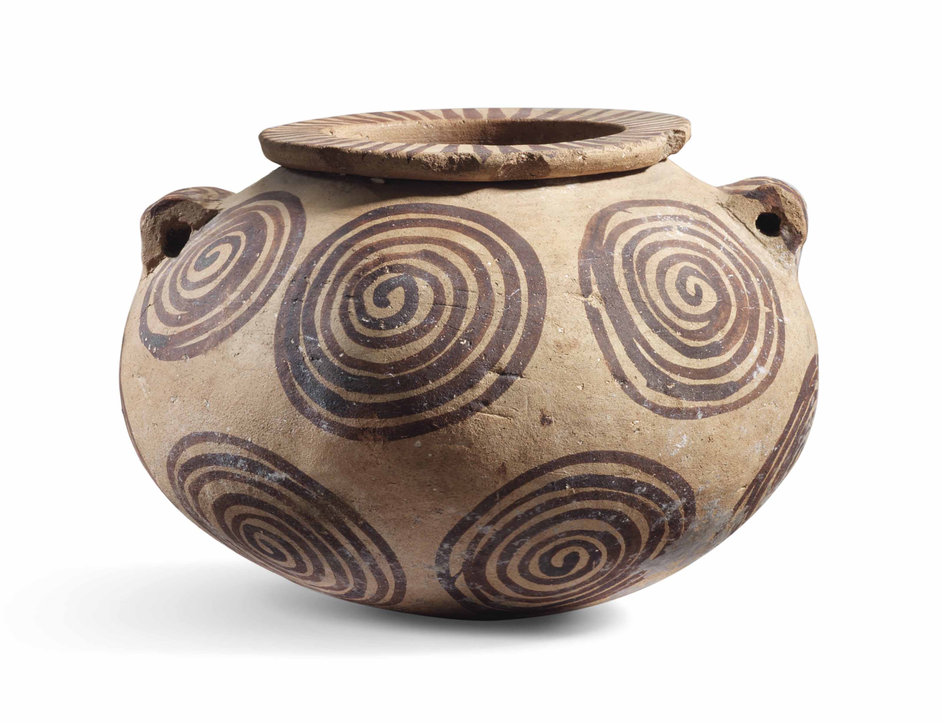 AN EGYPTIAN PREDYNASTIC PAINTED POTTERY JAR , NAQADA IIIII, CIRCA 3200 B.C. Christie's