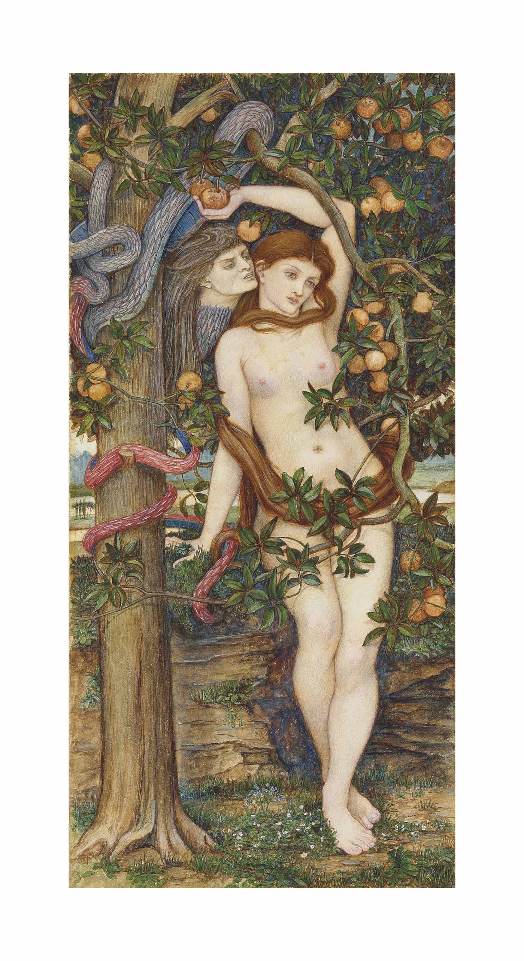 John Roddam Spencer Stanhope 1829 1908 The Temptation Of Eve