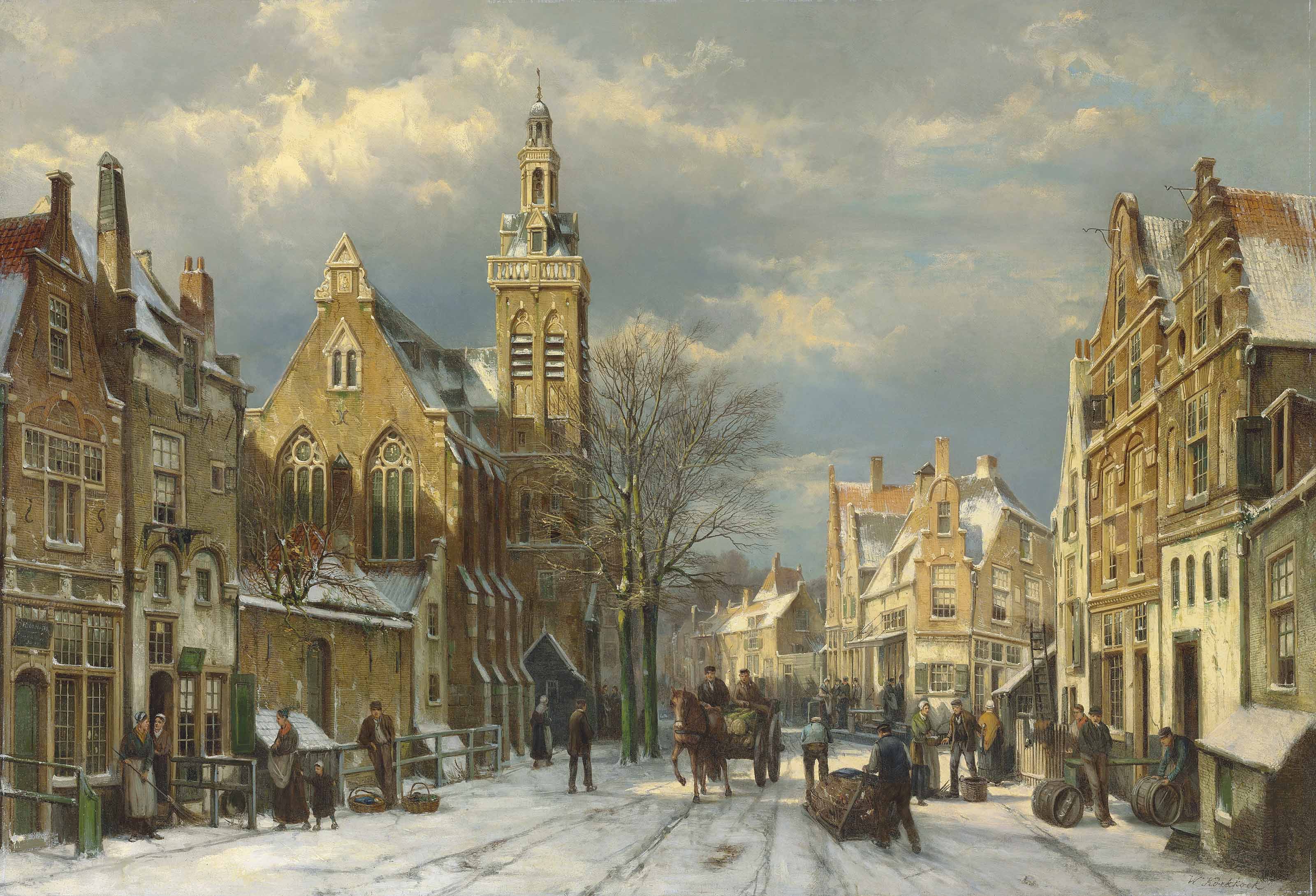 Образ европейского города. Художник Willem Koekkoek. Голландский художник Куккук. Художник Виллем Куккук Willem Koekkoek 1839-1895 Голландия. Виллем Куккук городские пейзажи.