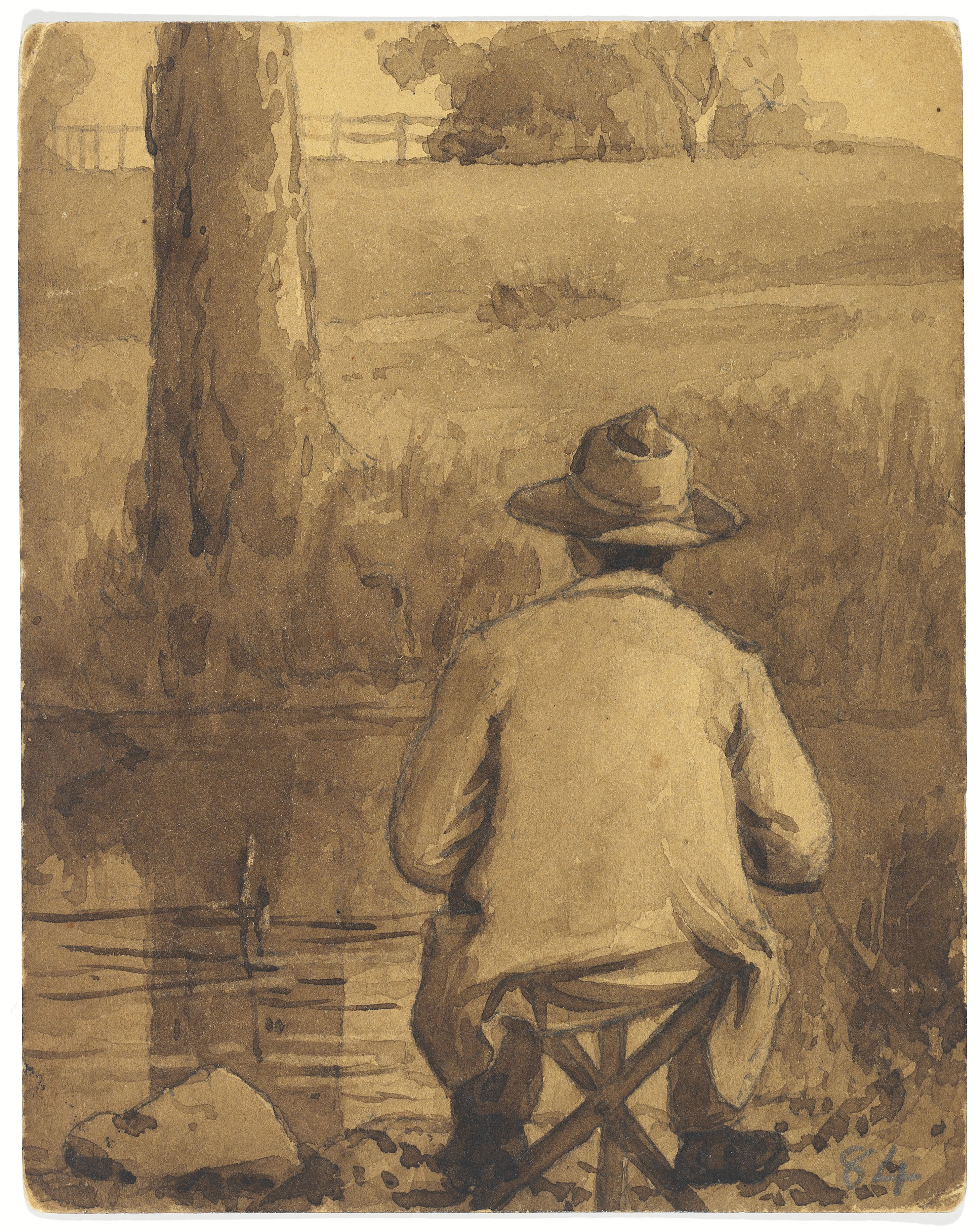 Louis Abrahams (1852-1903), A sketchbook including figure studies, portraits, acad&eacute;mies, caricatures, animals, putti, and landscapes. Estimate: &pound;4,000-6,000. This lot is offered in Australian Art  on 14 December 2017  at Christie&rsquo;s in London