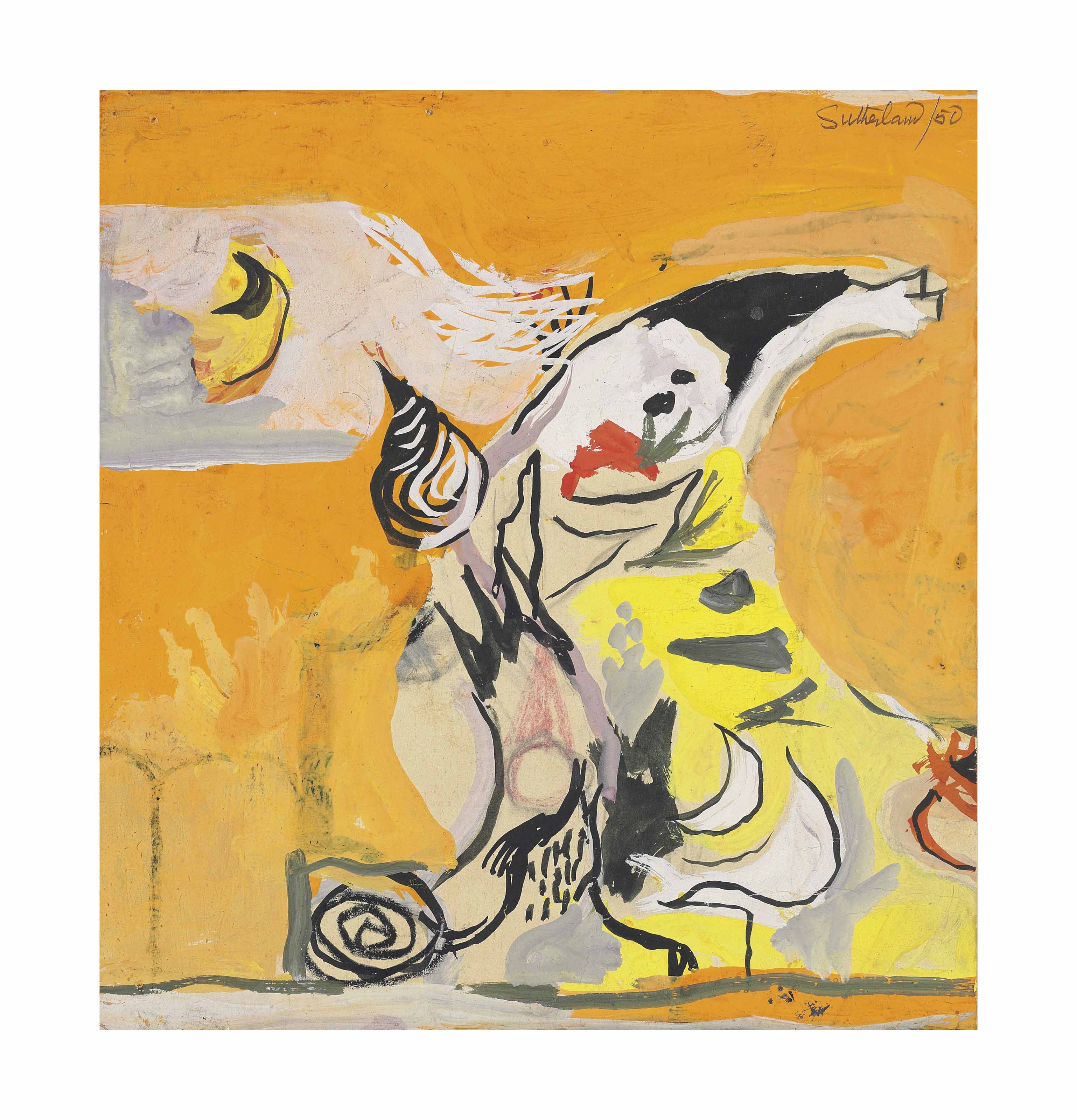 Graham Sutherland, O.M. (1903-1980), Study for `Entrance to a Lane