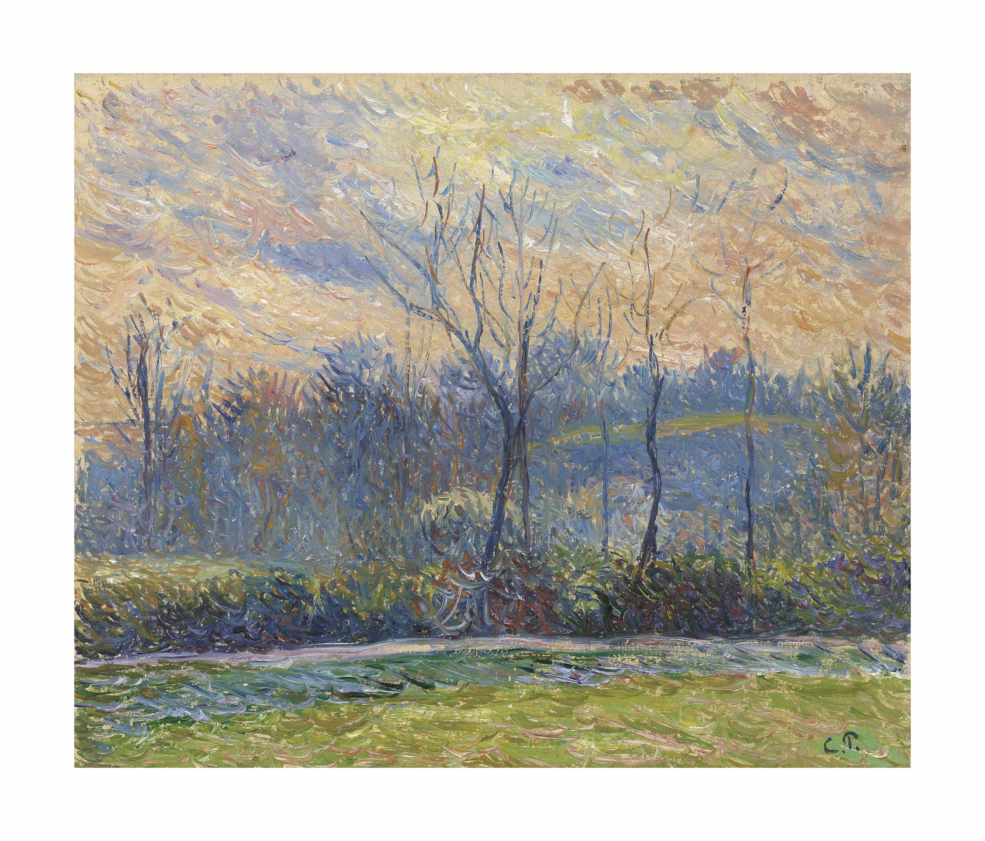 Soleil couchant, hiver