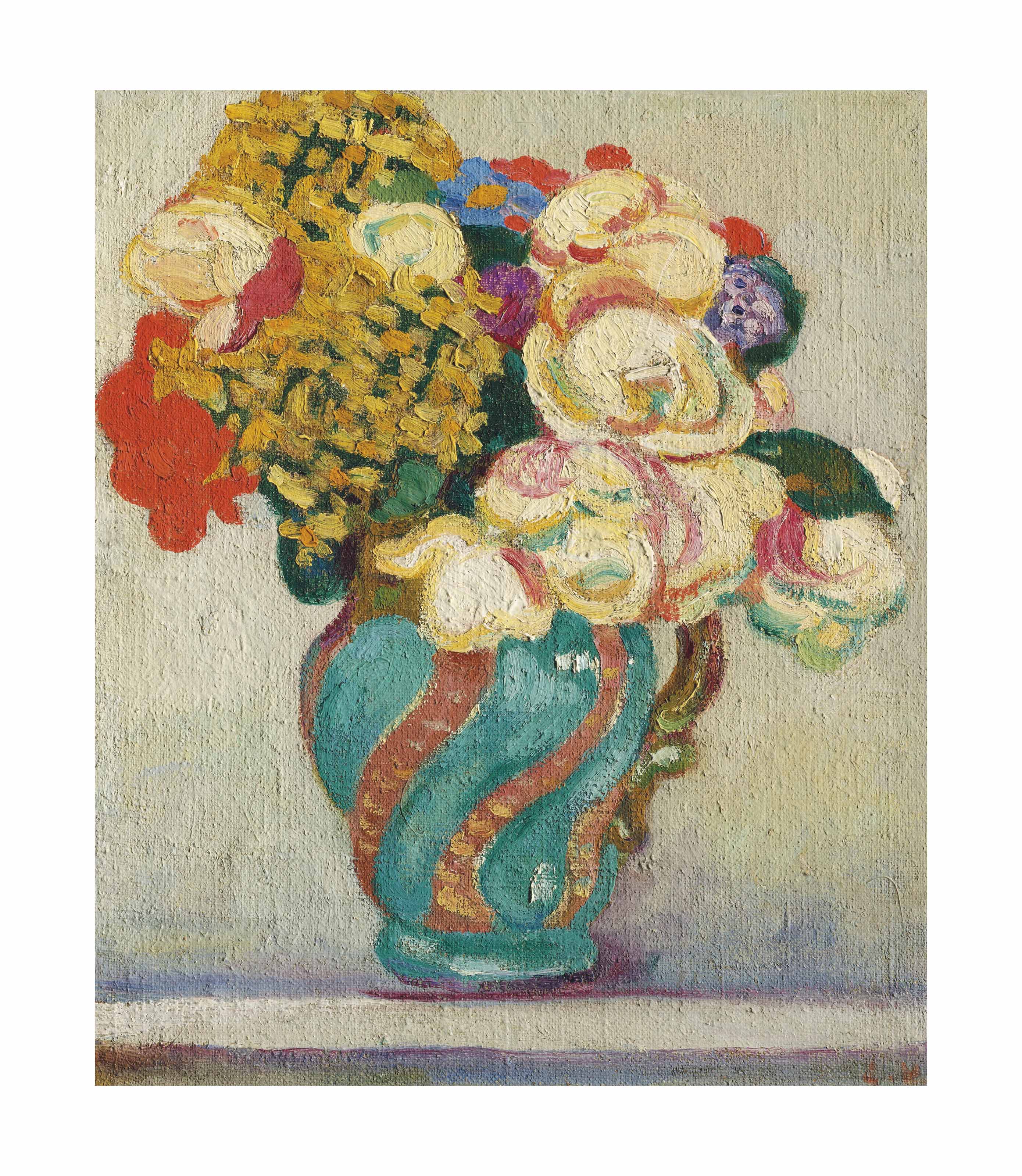 Van Goghs Vase With Irises Painting By Becky Arner Artmajeur