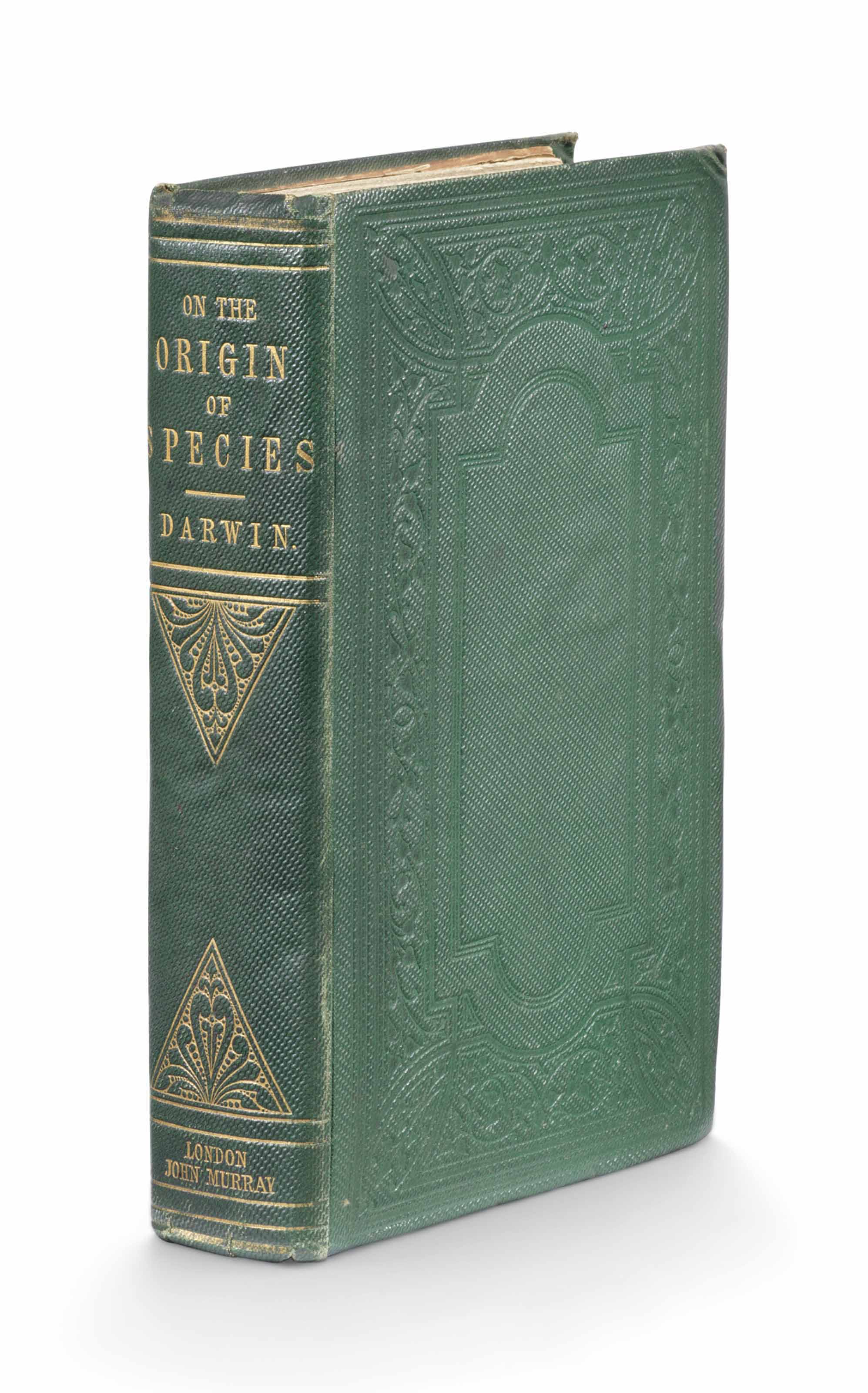 Darwin Charles Robert 1809 1882 On The Origin Of Species By Means Of Natural Selection London John Murray 1859 19th Century Books Manuscripts Christie S