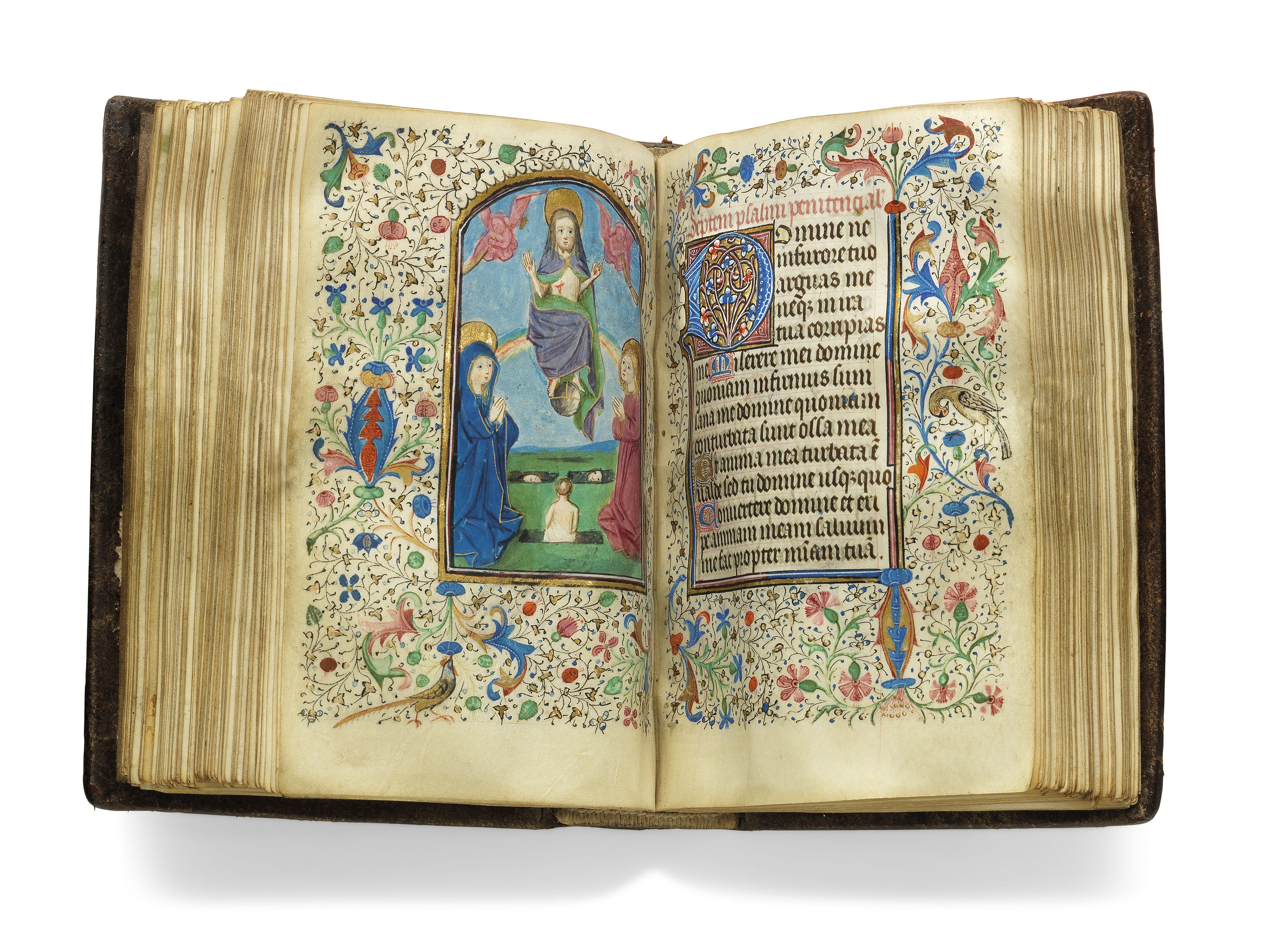 BOOK OF HOURS, use of Rome, in Latin, illuminated manuscript on vellum