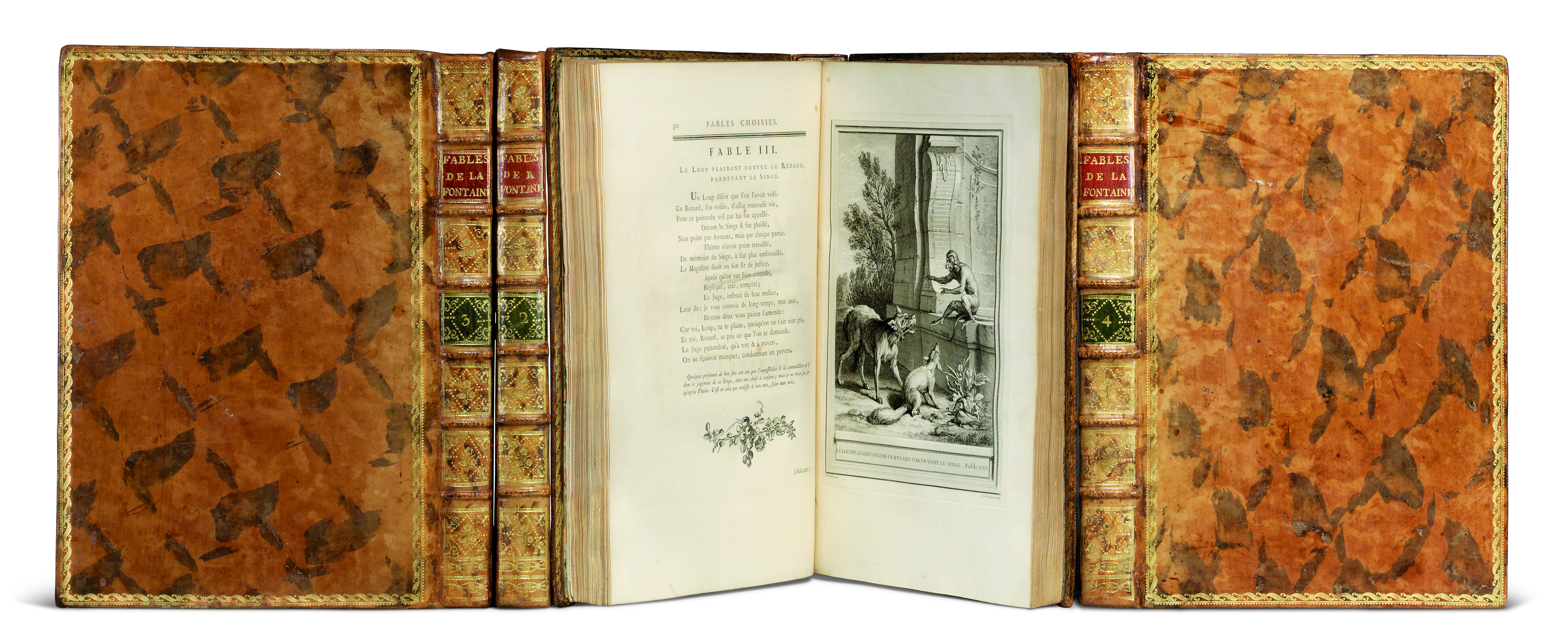 1853年 古書 LES DEVOIRS Boccaccio's Decameron - Codex Paris - Ziereis Facsimiles