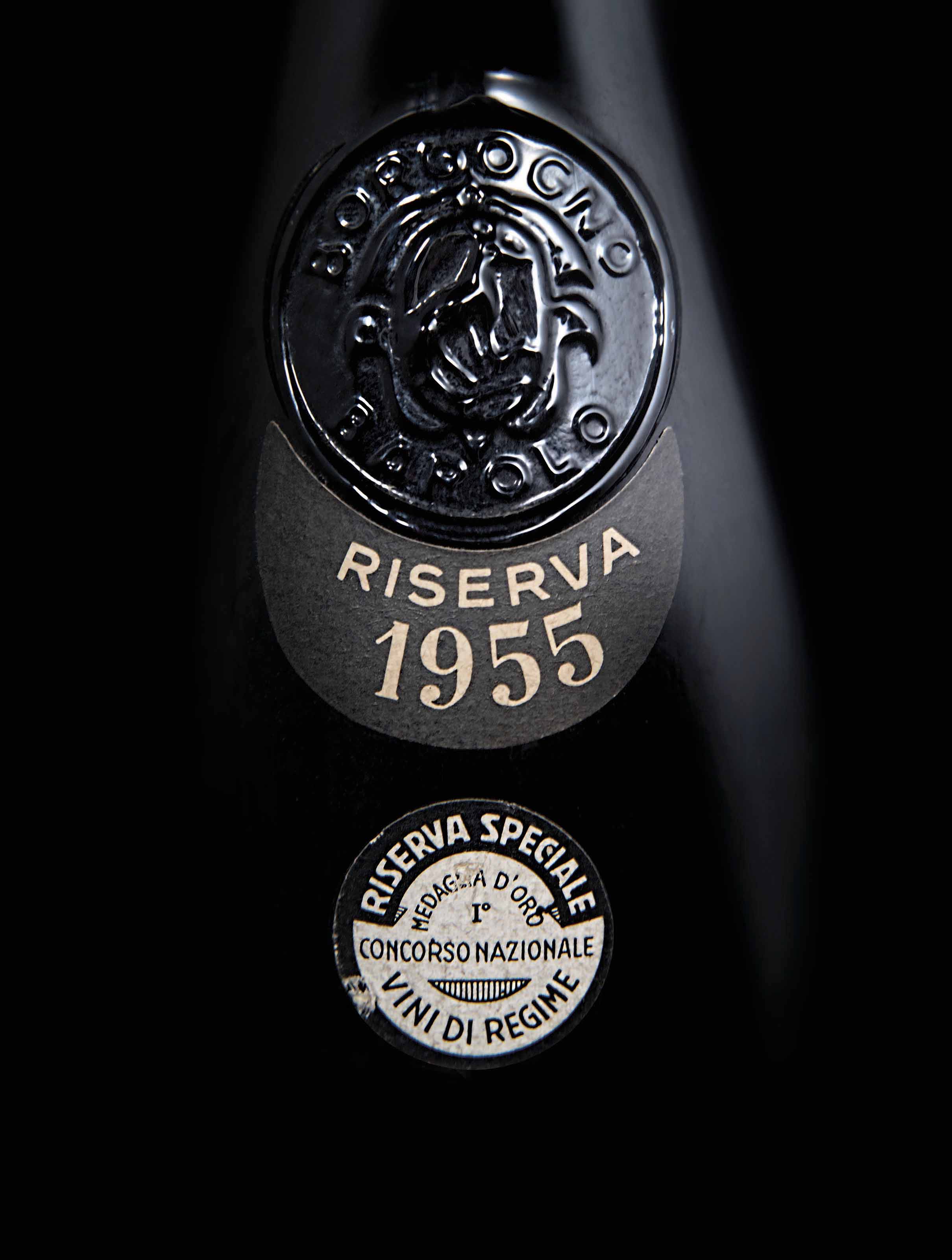 Barolo Stravecchio Riserva 1947 Bin Soiled Label Level Upper