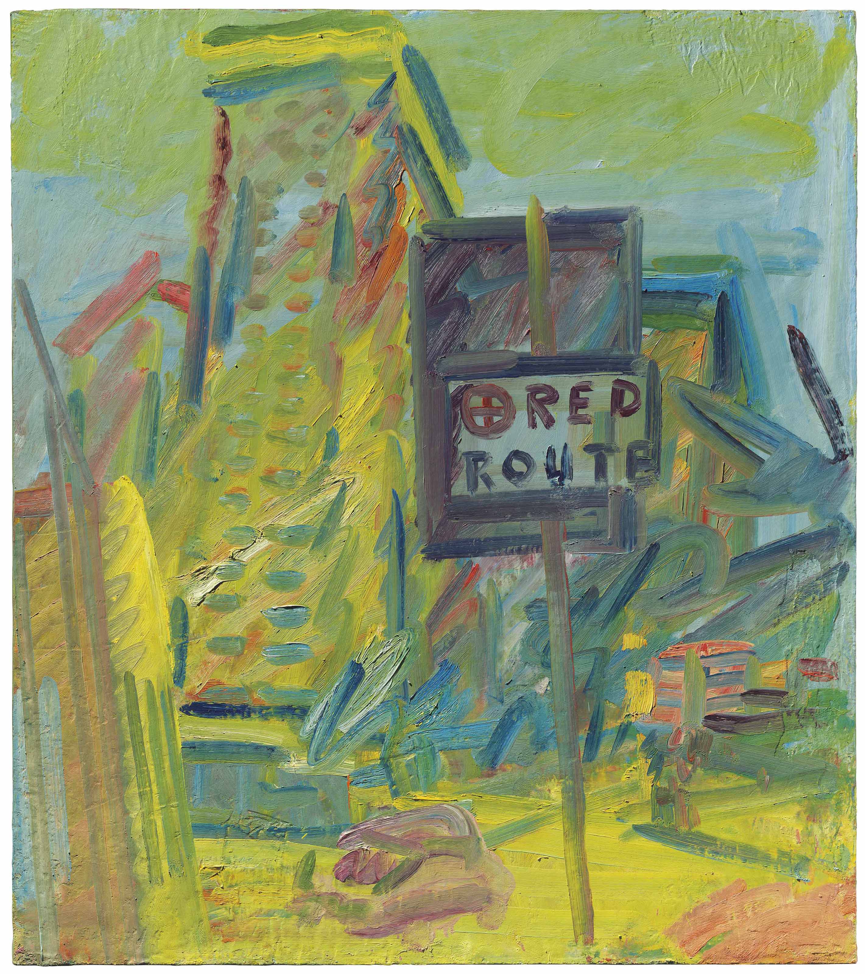 Frank Auerbach (b. 1931) | Tower Block Hampstead Road | 20th Century,  Paintings | Christie's