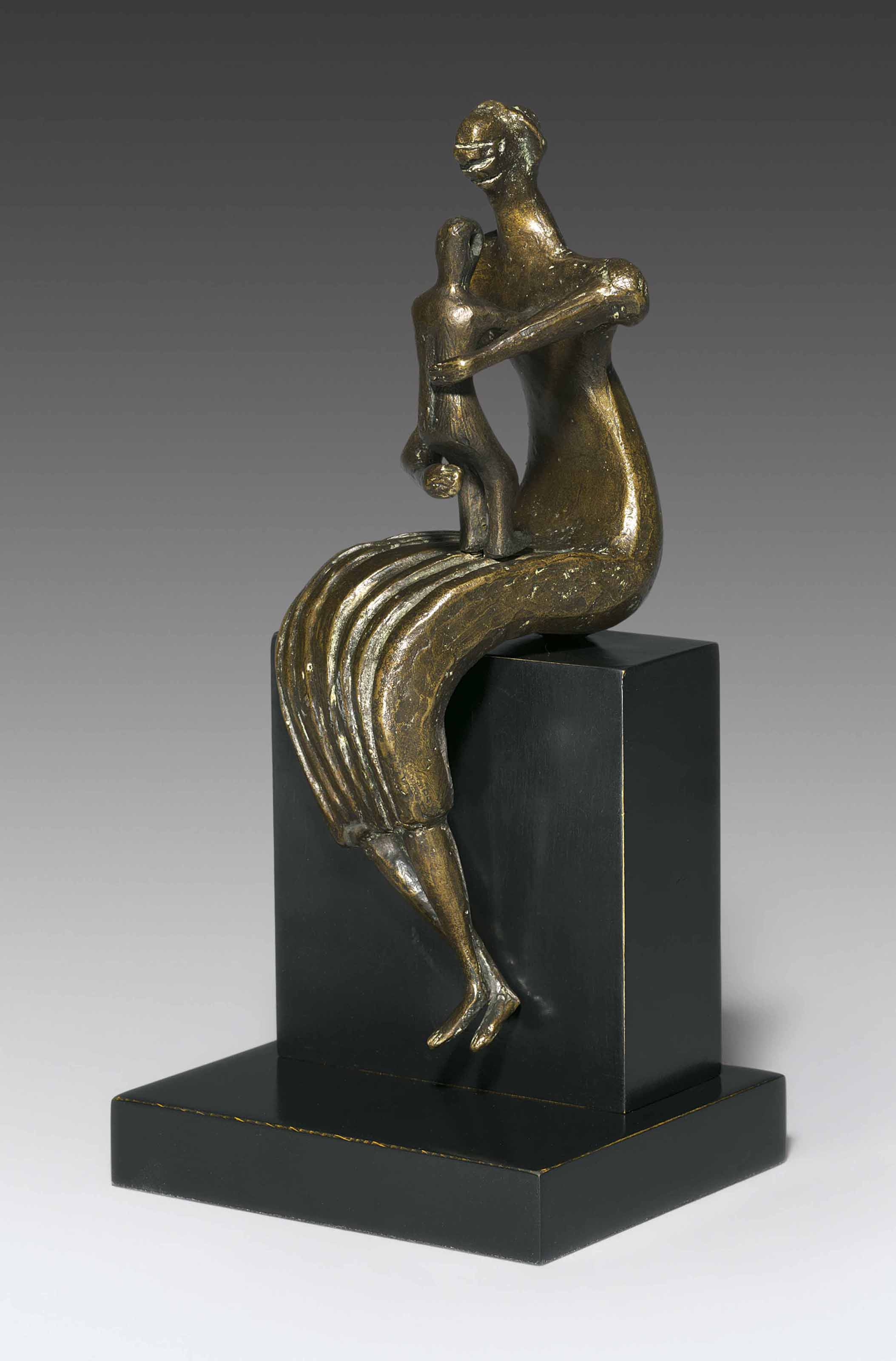 Mother and Child: Crossed Feet