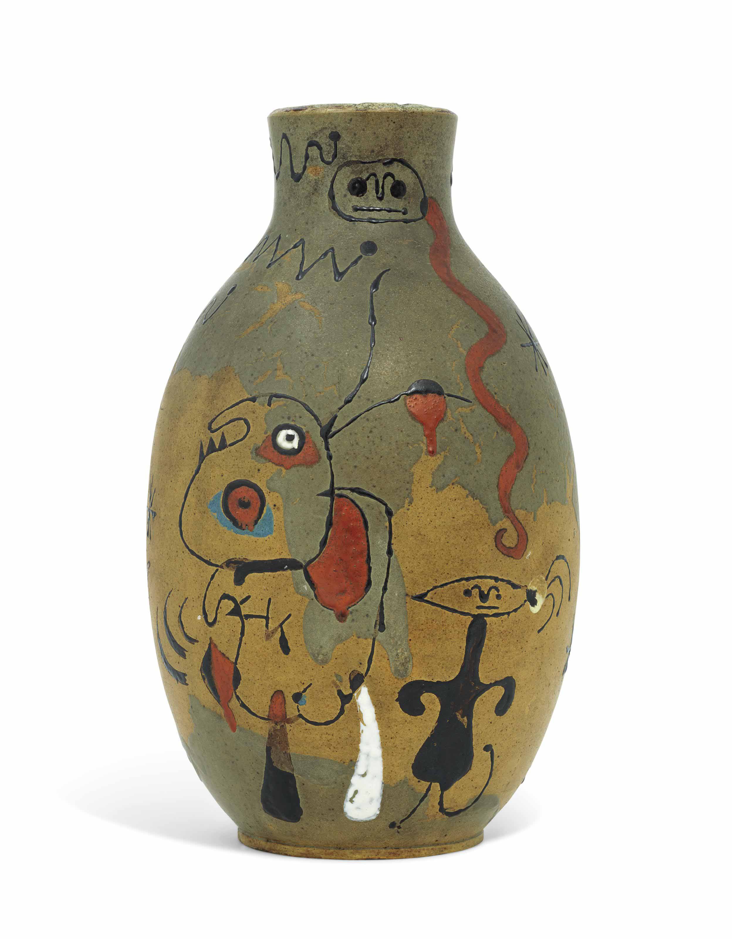 Joan Miro (18931983) and Josep Llorens Artigas (18921980) , Vase
