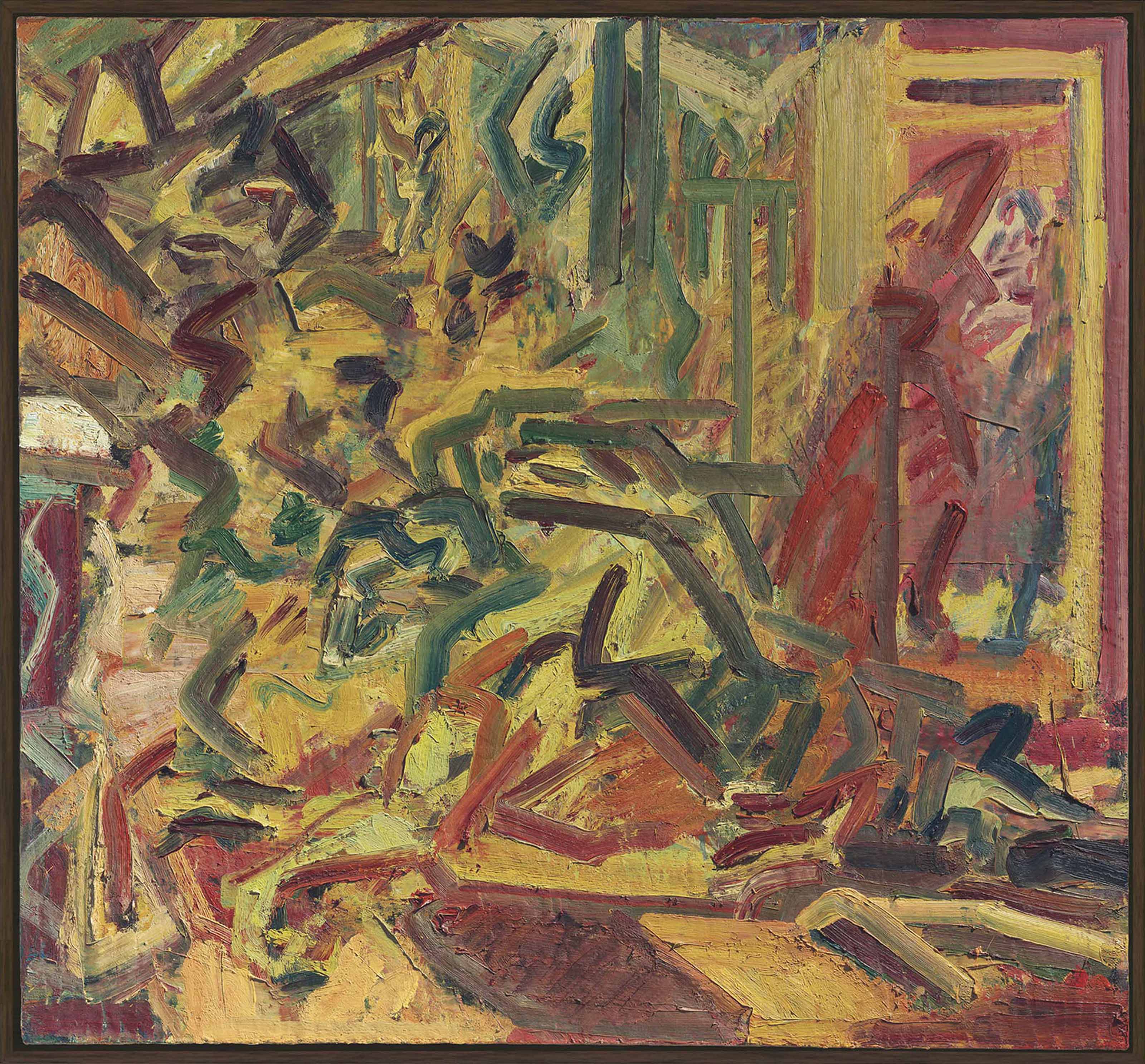 Frank Auerbach B 1931 After Rubens Samson And Delilah