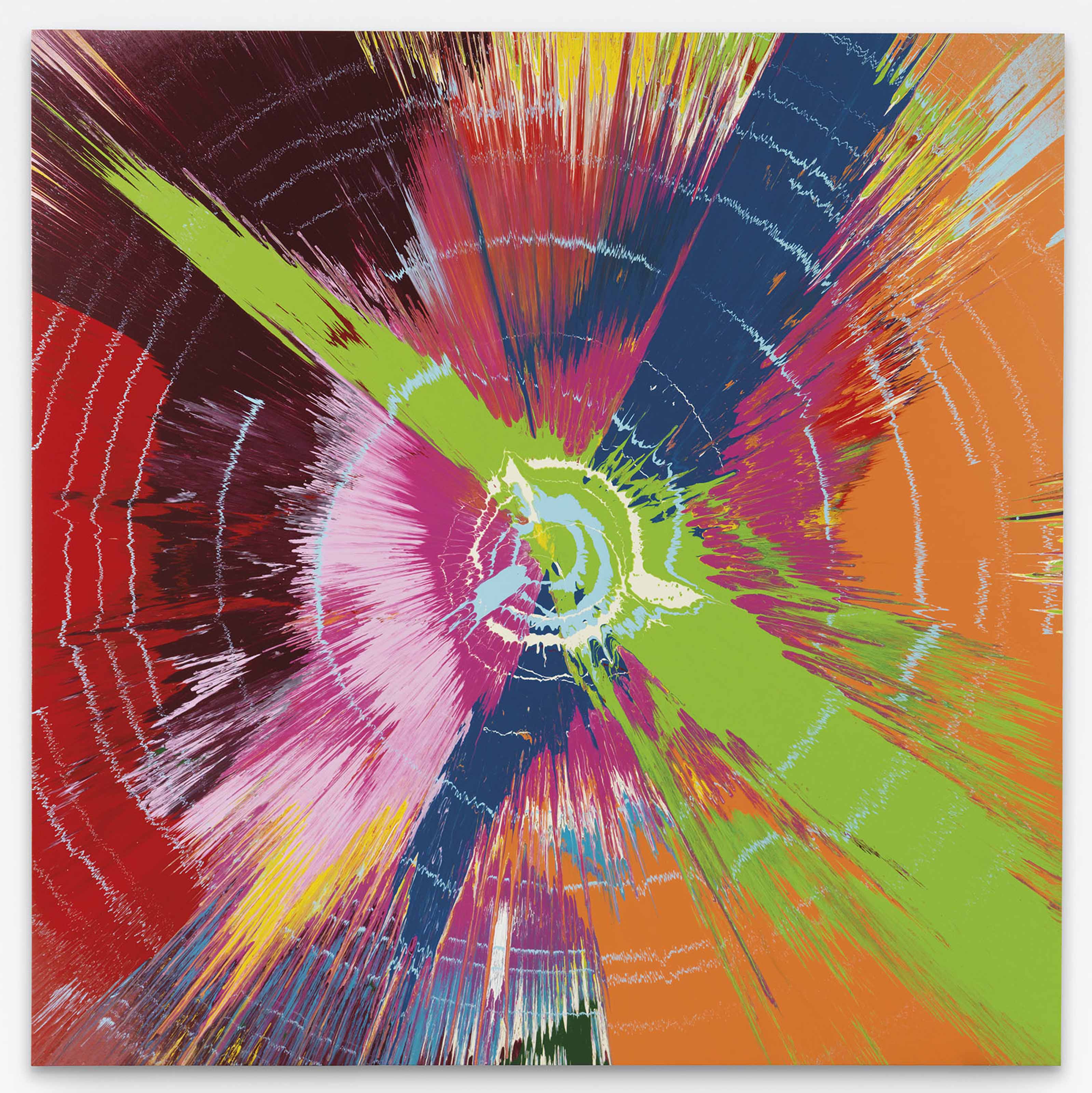 Damien Hirst (B. 1965) , Beautiful Weave your Cosmic  of Hypnosis Painting Christie's