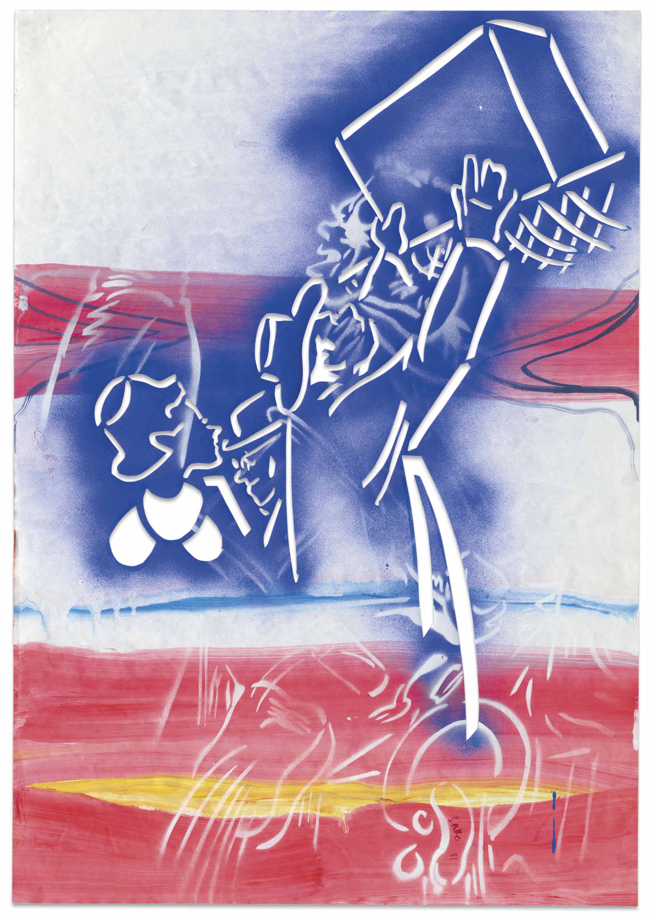 Sigmar Polke  2001年ポスター