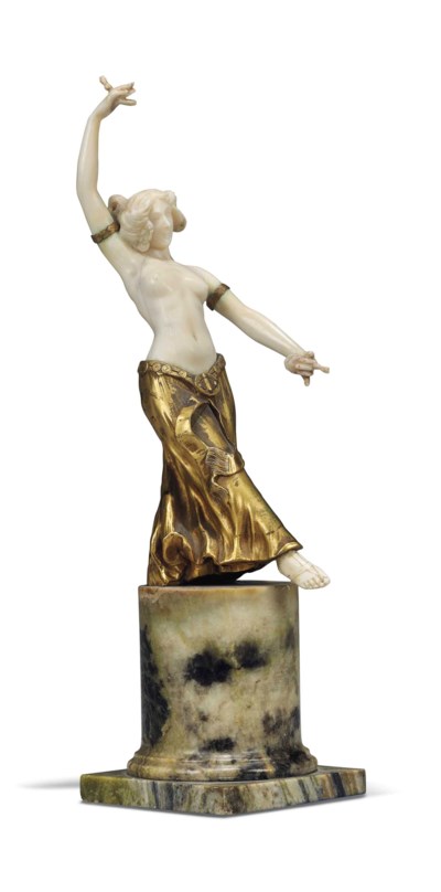 bronze and ivory figures