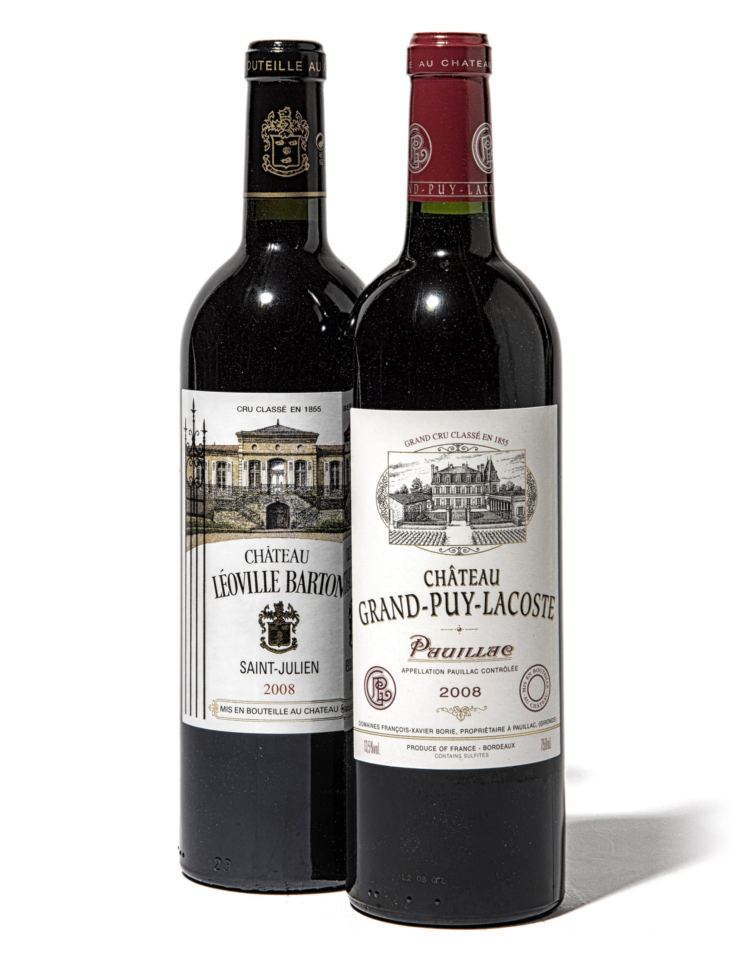 Château Léoville Barton 2008 and Château Grand-Puy-Lacoste ...