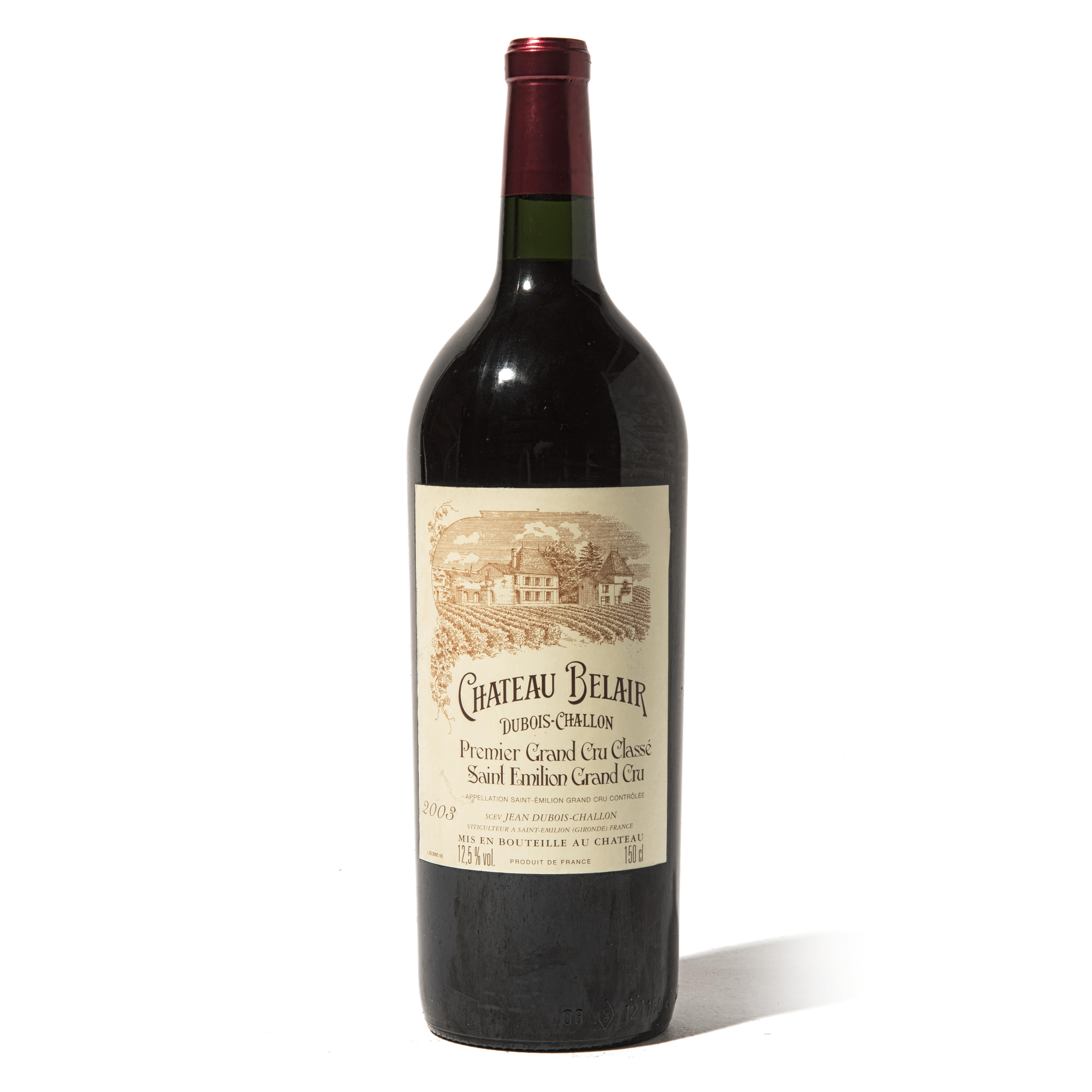 Château Belair 2003, SaintEmilion, 1er grand cru classé Christie’s