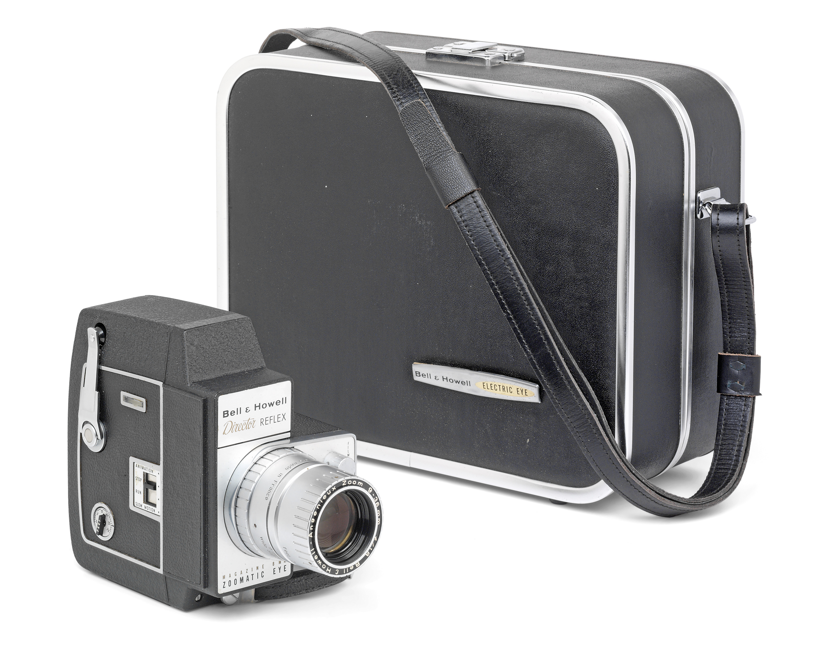 An American 8mm Director Reflex Camera Bell Howell Circa