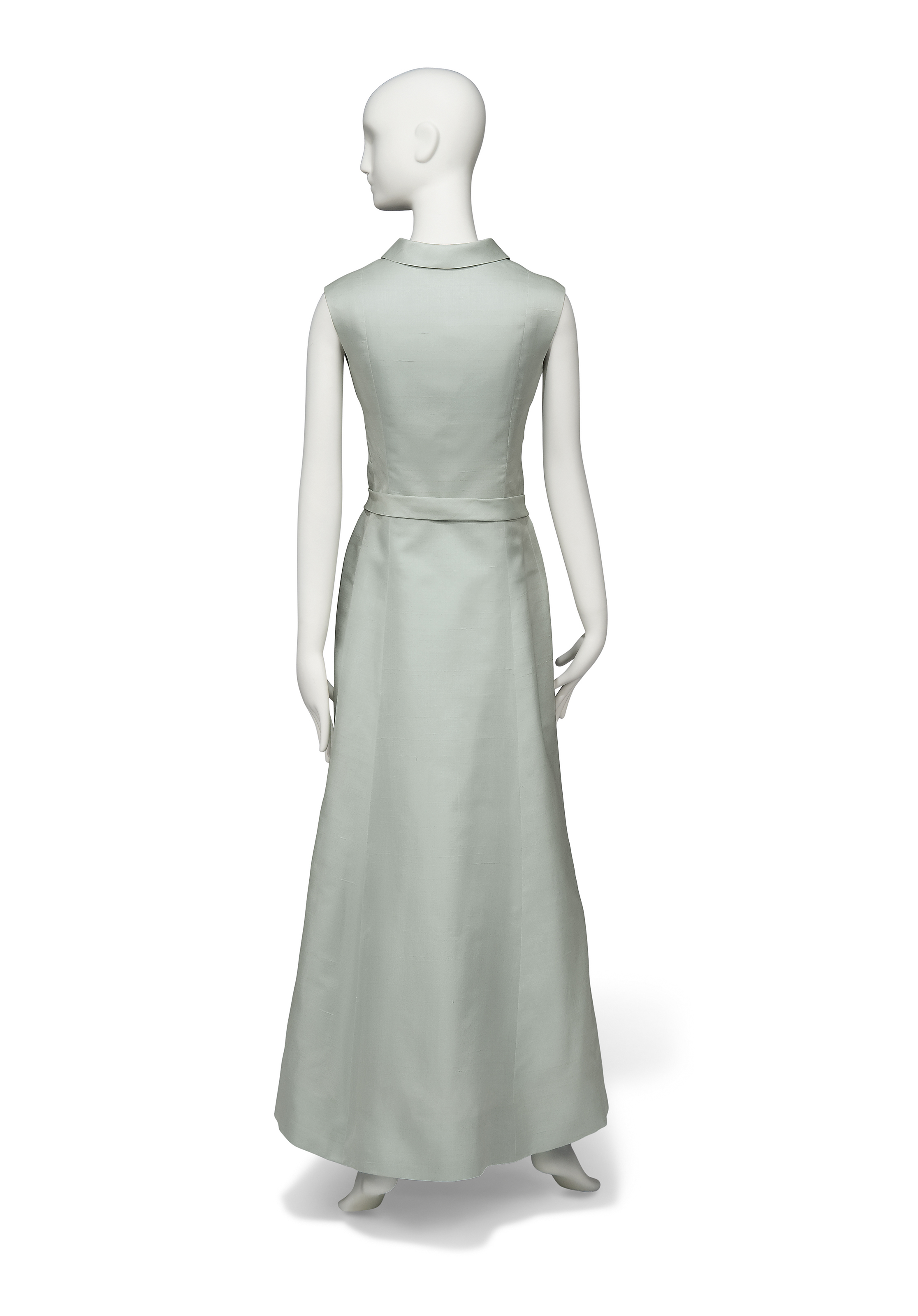 green emerald velvet dress Kona Strapless Pleated Bust Satin Maxi Dress Sage