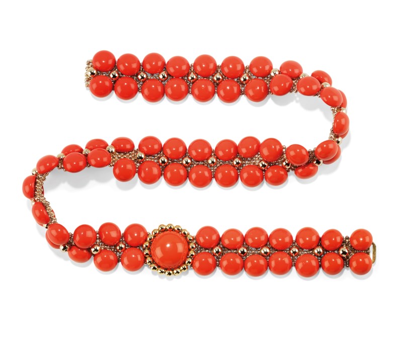 A GILT BEAD BELT, UNMARKED | Christie's