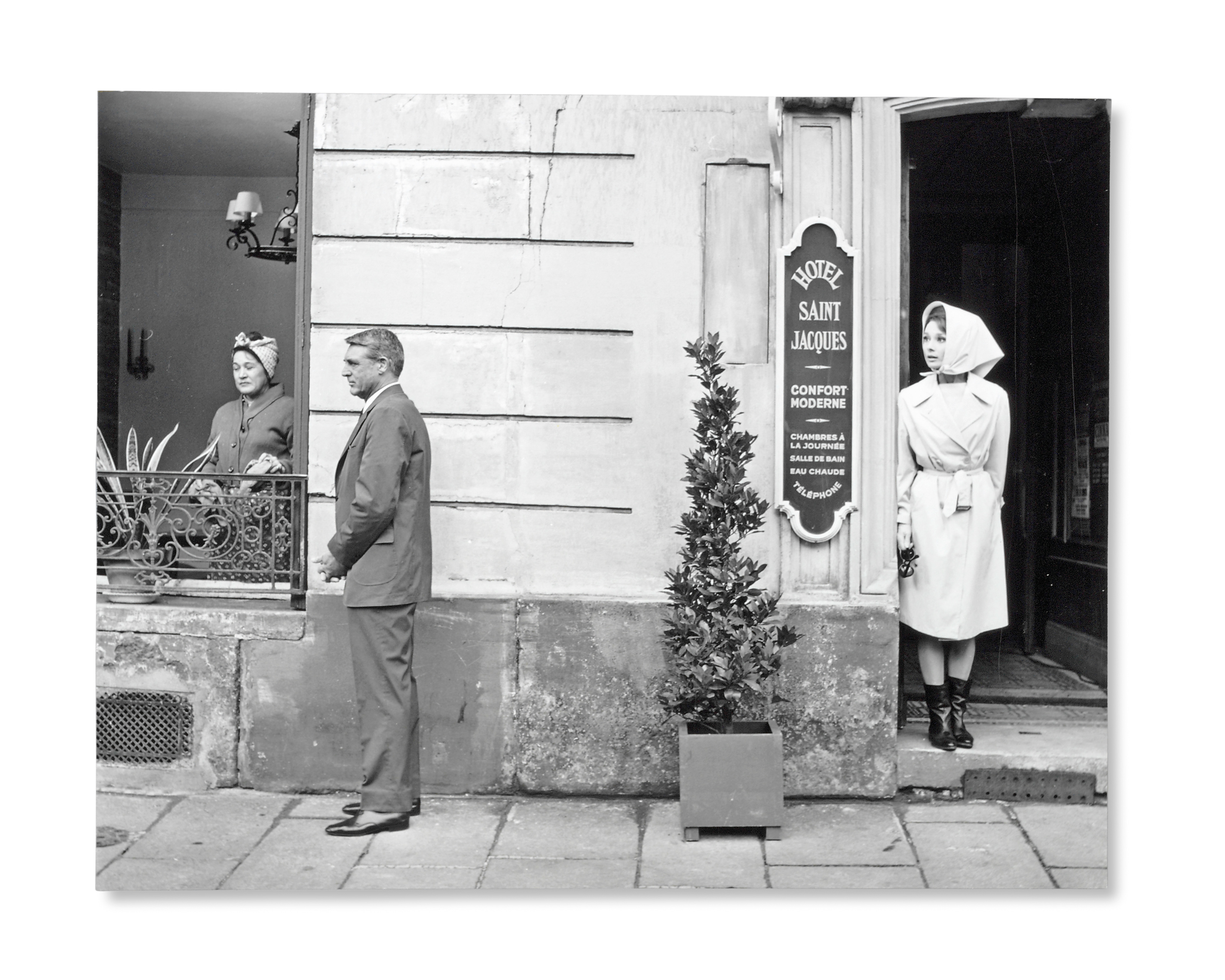 Charade 1963 Vincent Rossell B 1936 Audrey Hepburn With Cary Grant Walter Matthau Stanley Donen And Others During Filming Of The 1963 Paramount Production Charade Paris Circa 1963 Photographs Actors Actresses Christie S