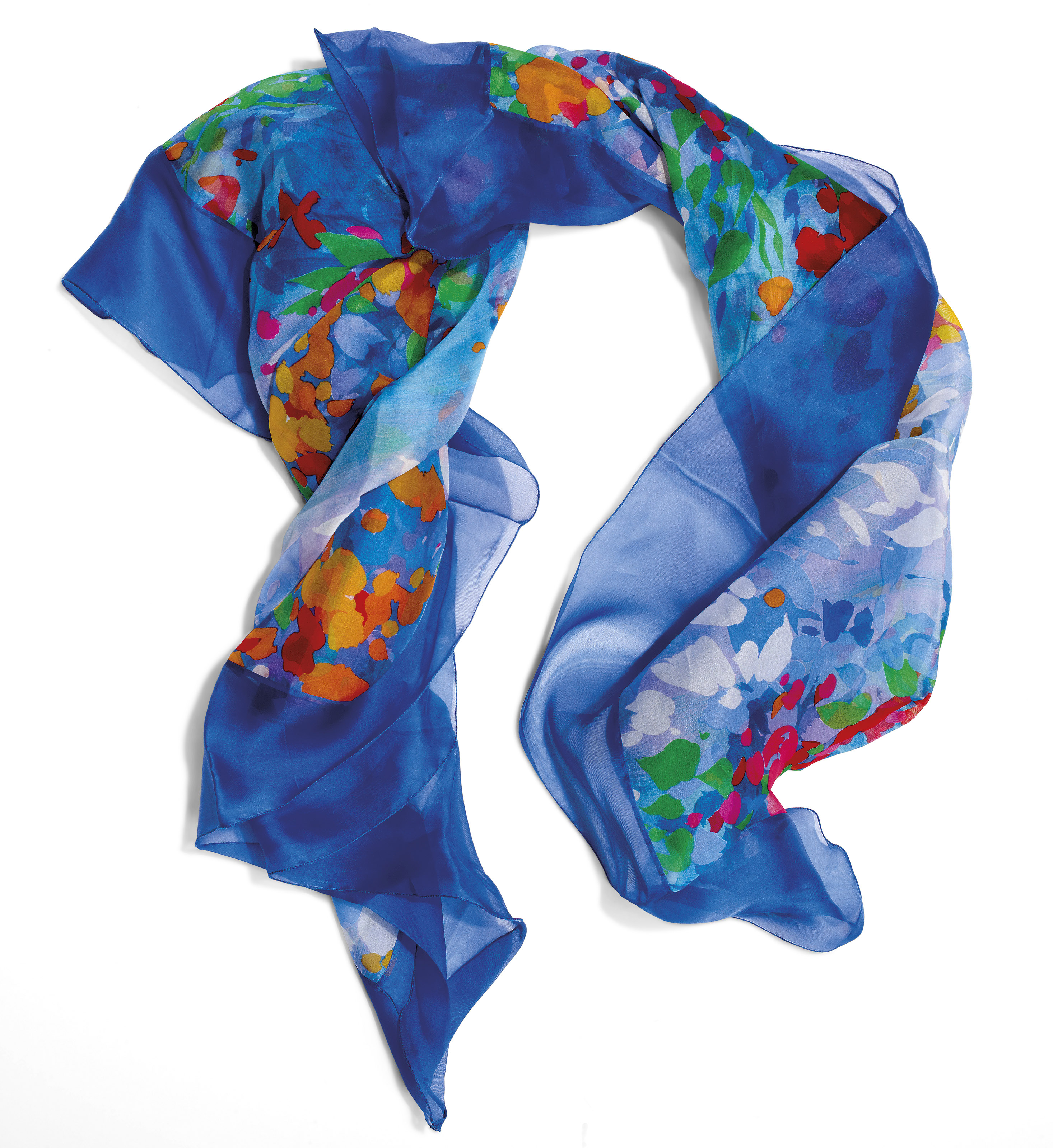 givenchy blue scarf