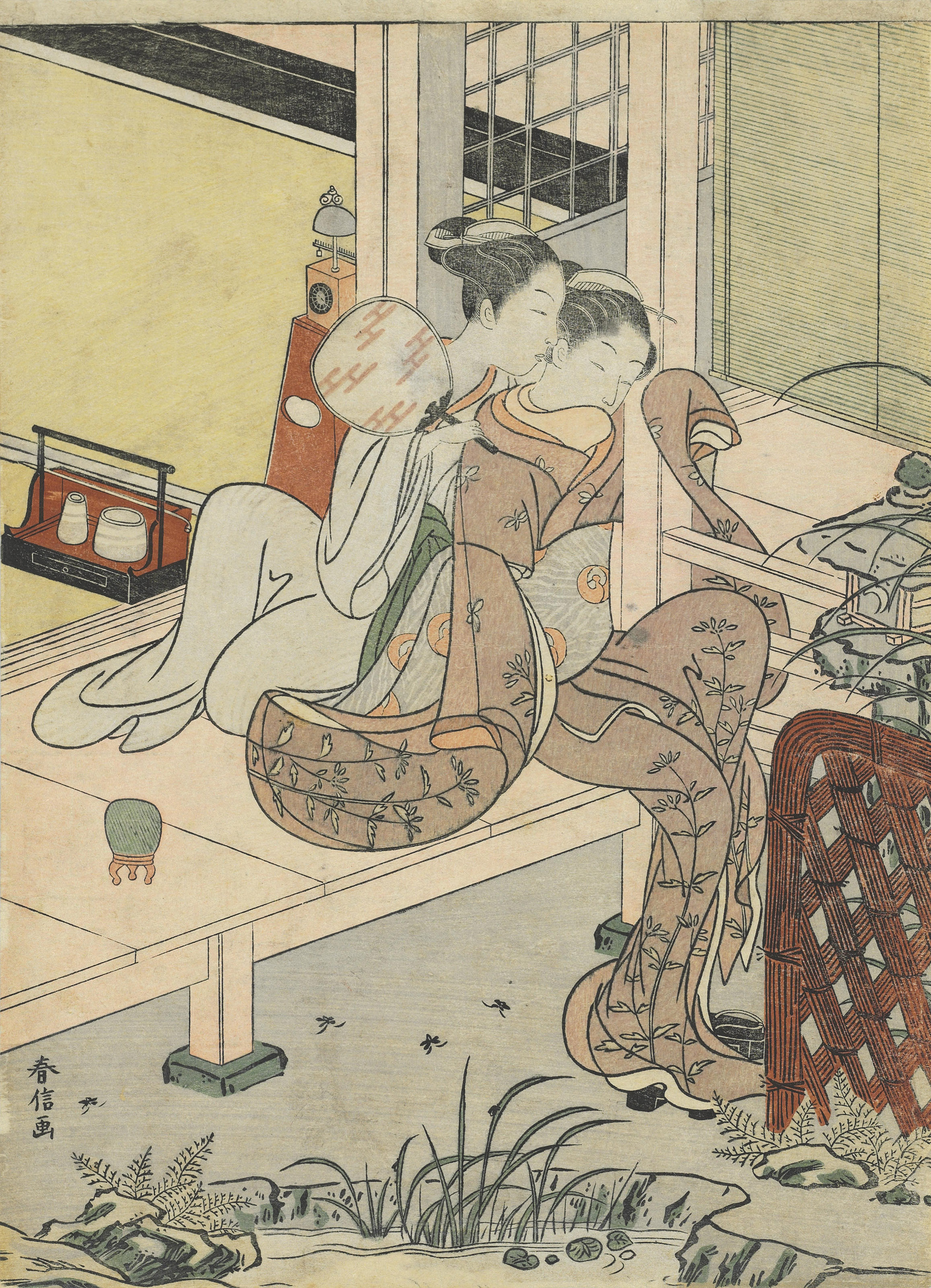 Suzuki Harunobu 1725 1770 The Gossips Christie S
