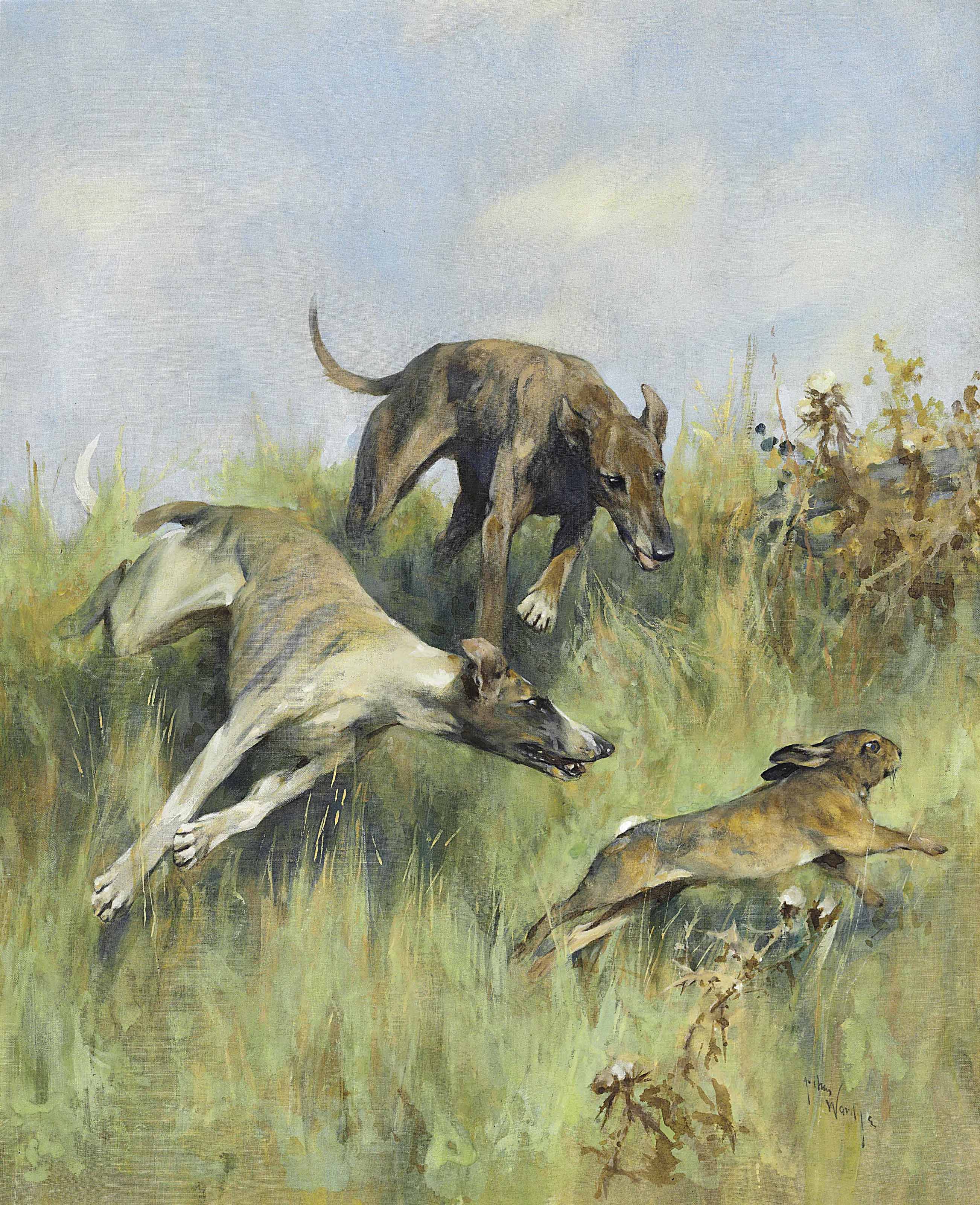arthur wardle dog paintings