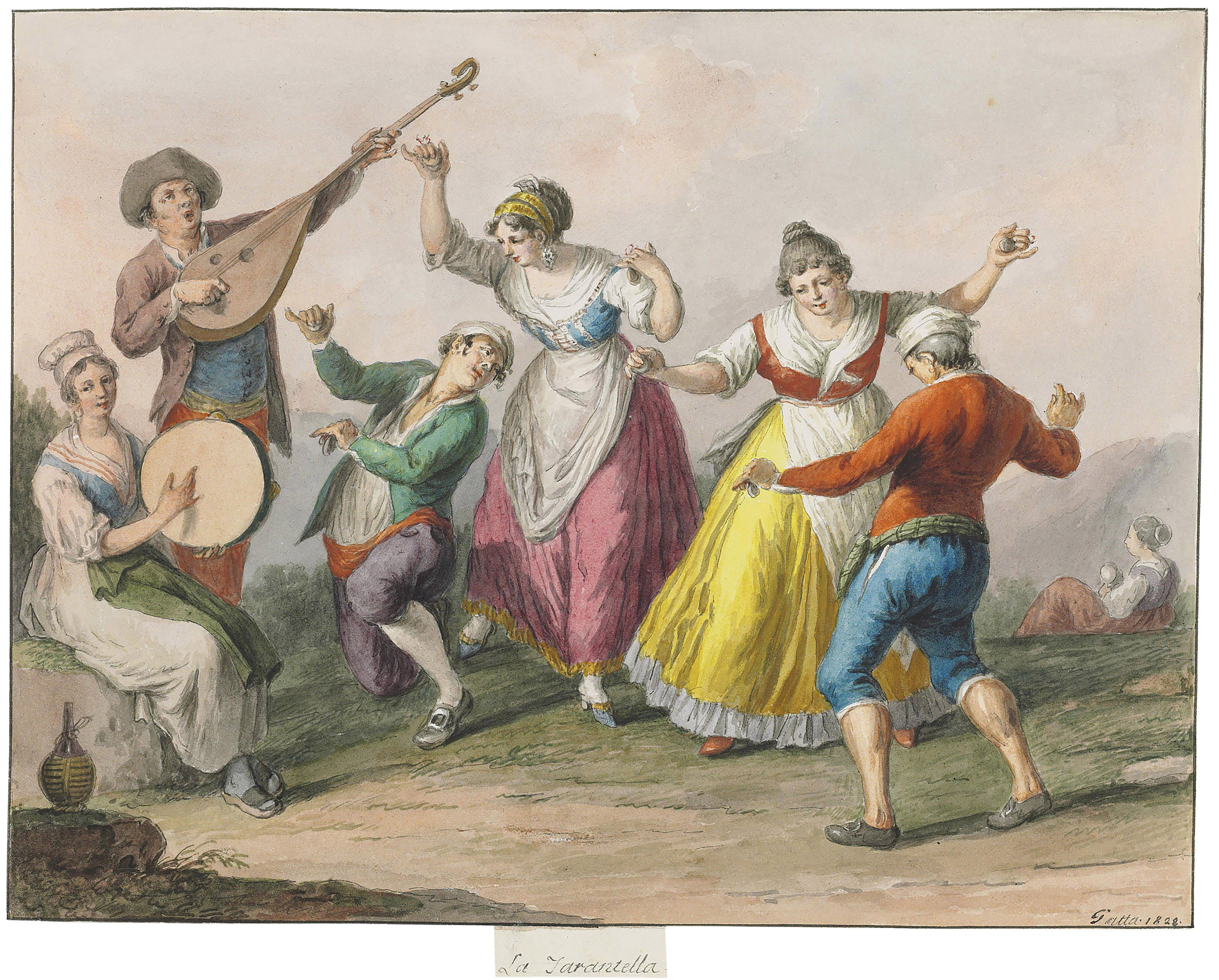 Xavier della Gatta (active in Naples 1777-1829), Neapolitans