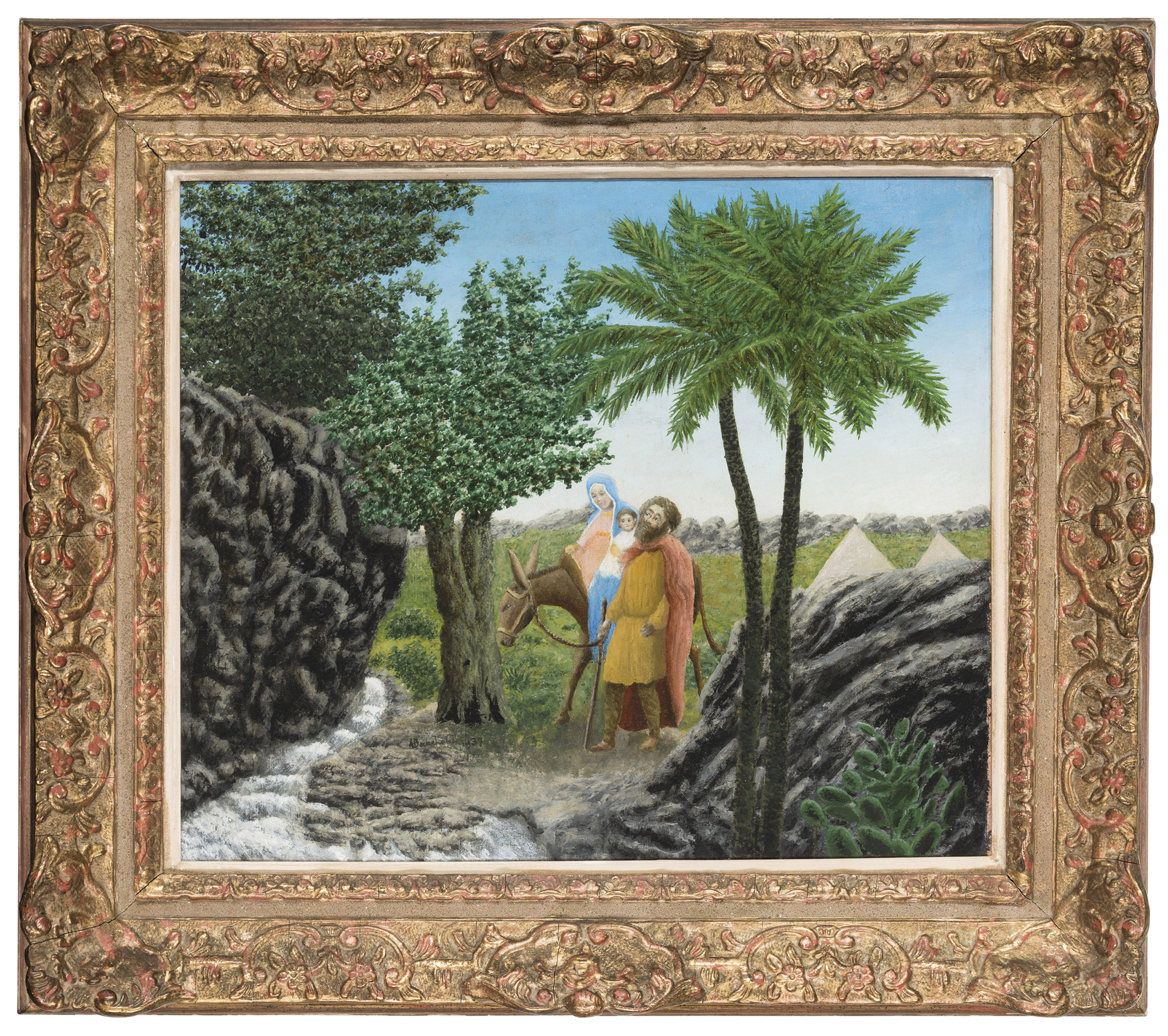 André Bauchant (1873-1958), La fuite en Egypte | Christie's