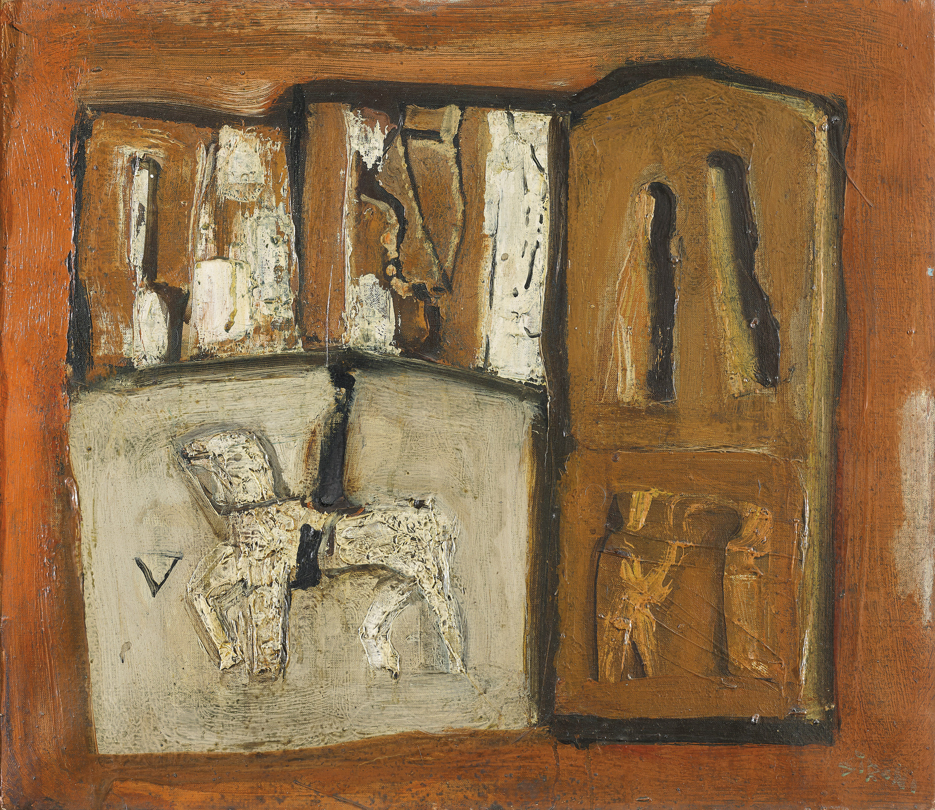 André Bauchant (1873-1958), La fuite en Egypte | Christie's