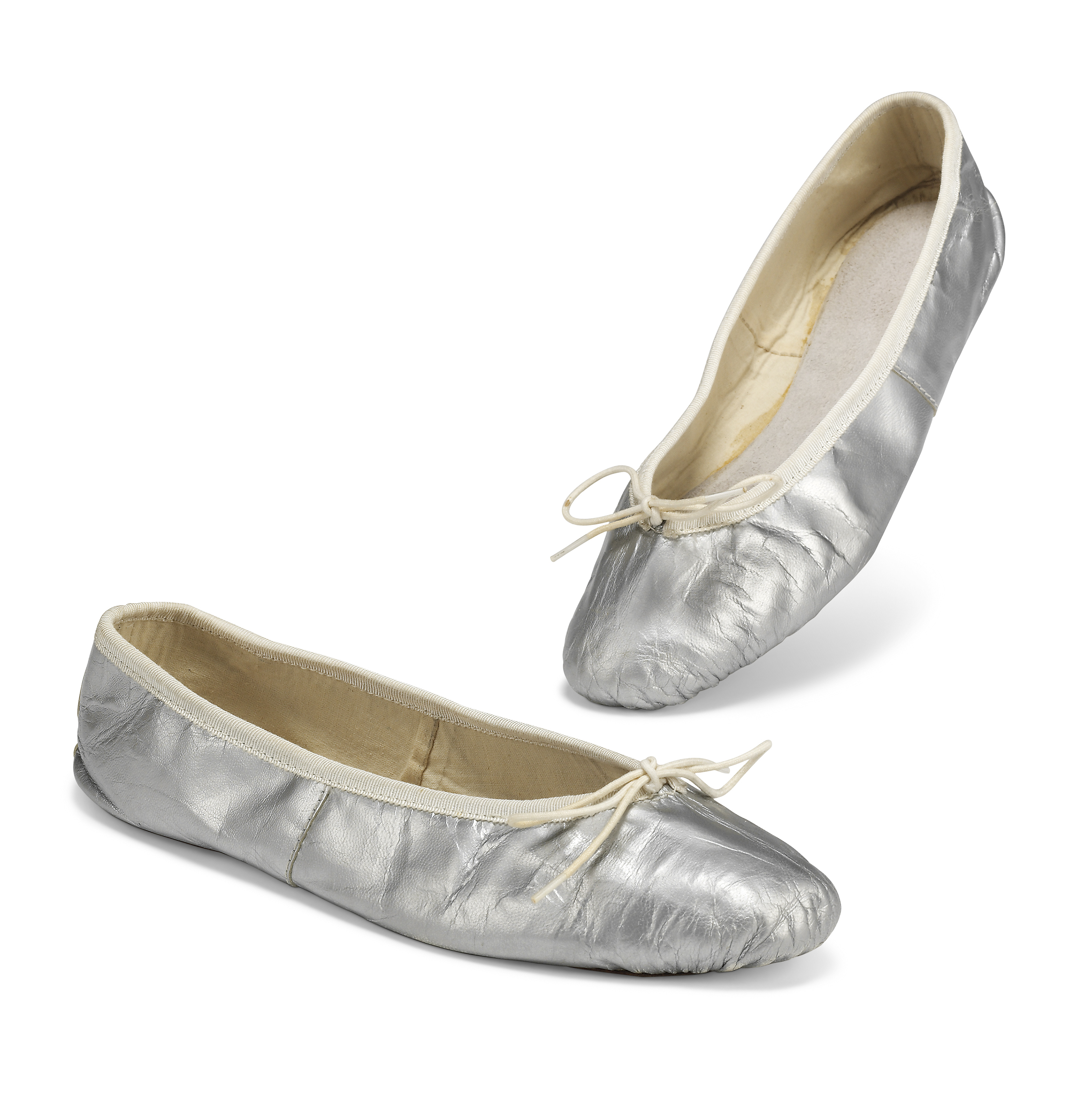 silver ballet pumps wide fit