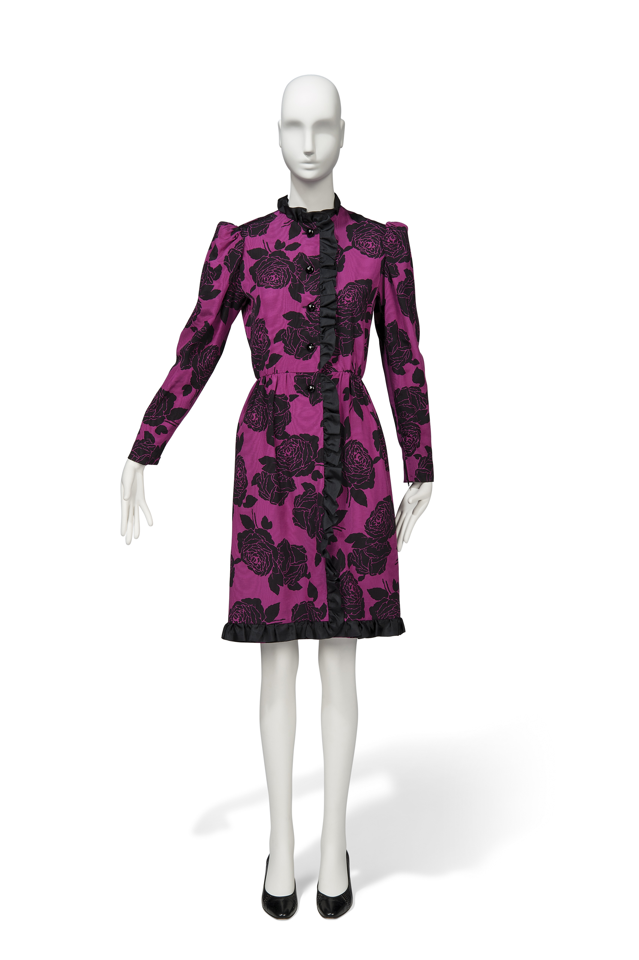 moire silk dress Adele Dress in Ochre Moire Mikado